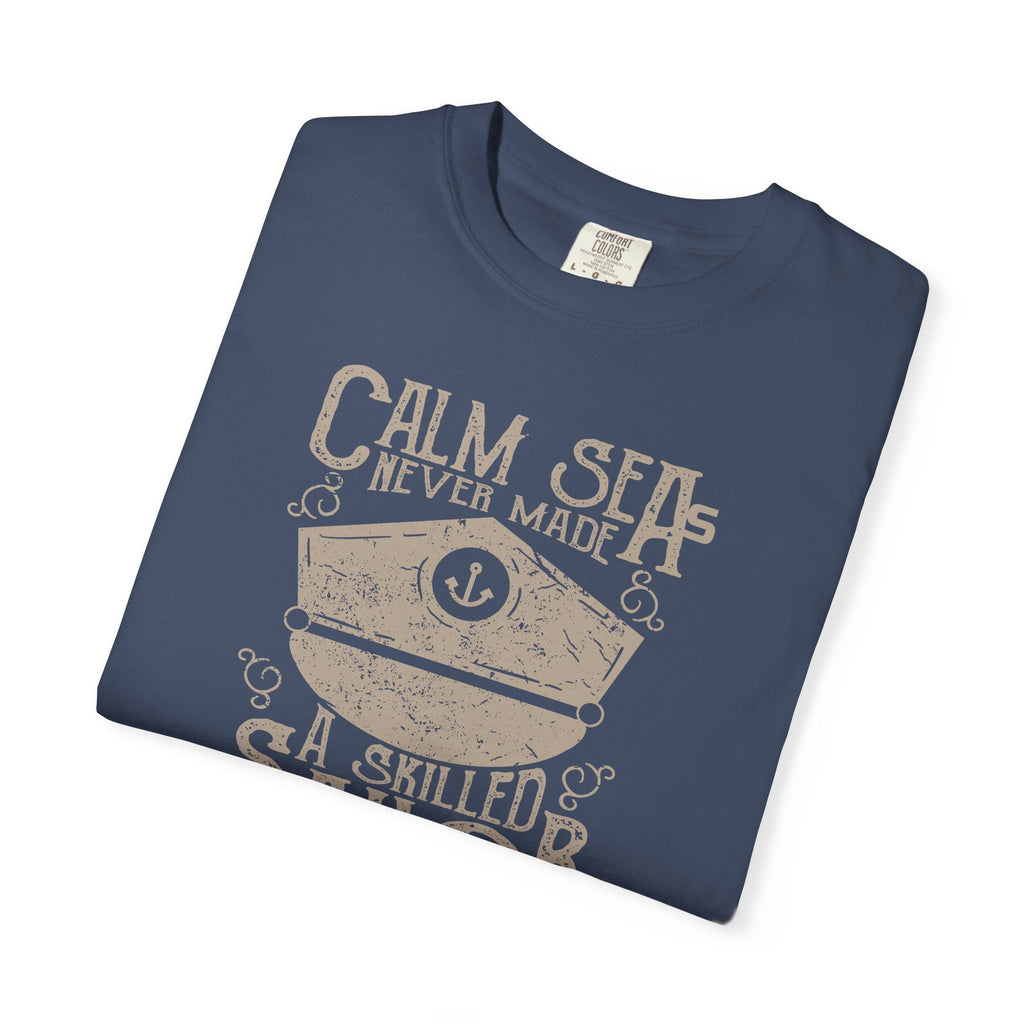 Calm Sea T-Shirt, Nautical Tee, Gift for Sailors, Unisex Graphic Tee, Summer Adventure Shirt, Beach Life Apparel, Casual Wear