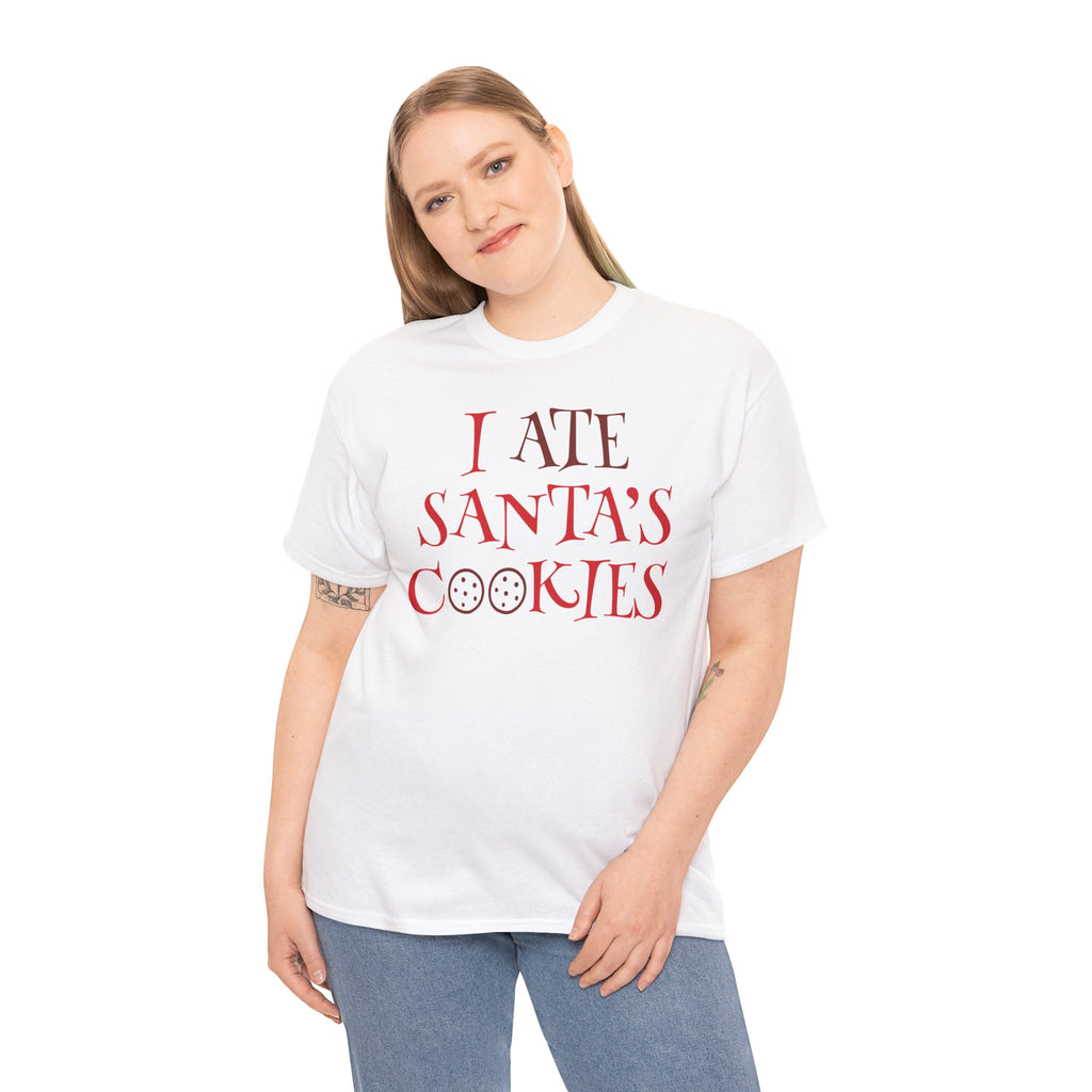 I Ate Santa's Cookies Christmas Tee — Funny Holiday Kids & Adult T-Shirt