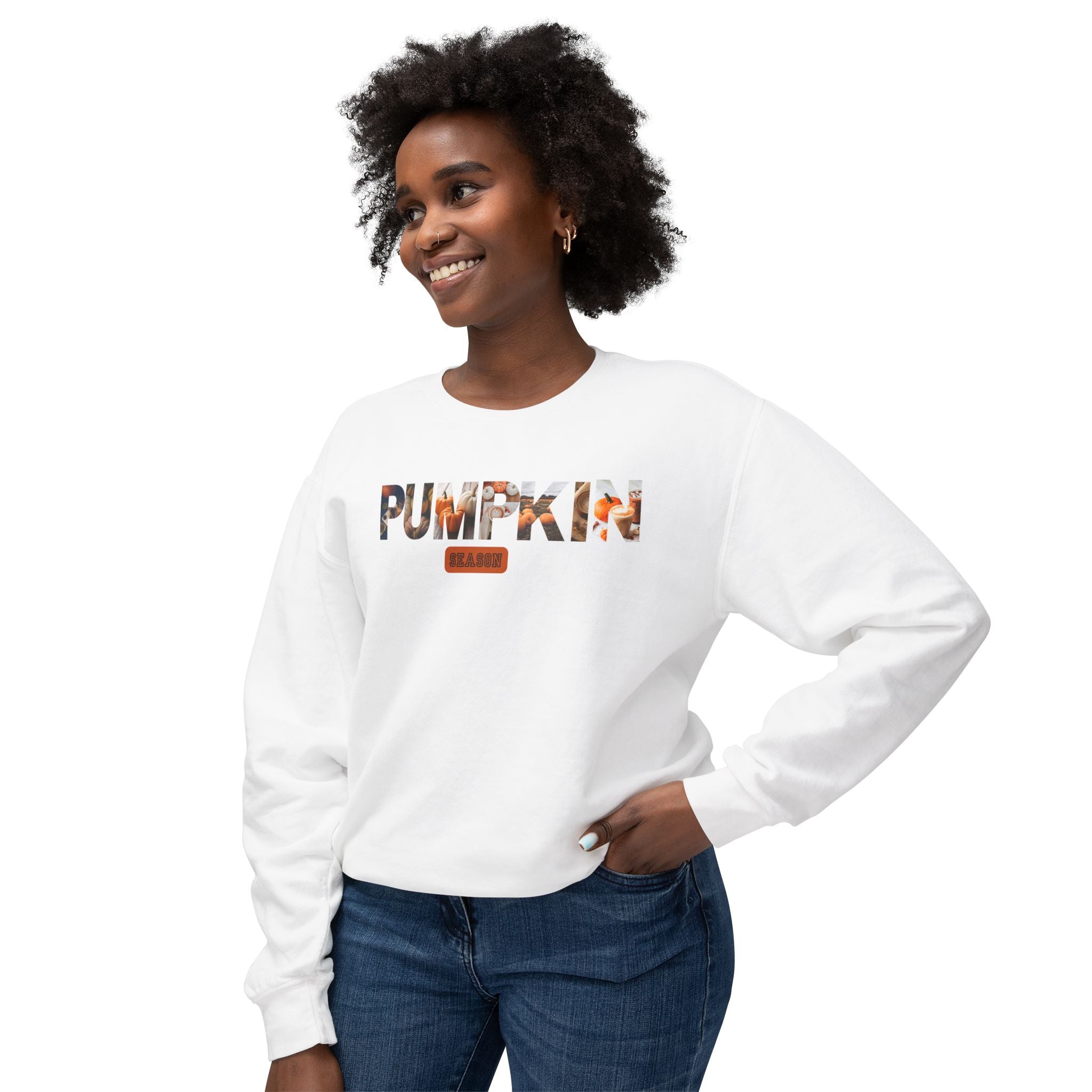 Pumpkin Season Lightweight Crewneck Sweatshirt