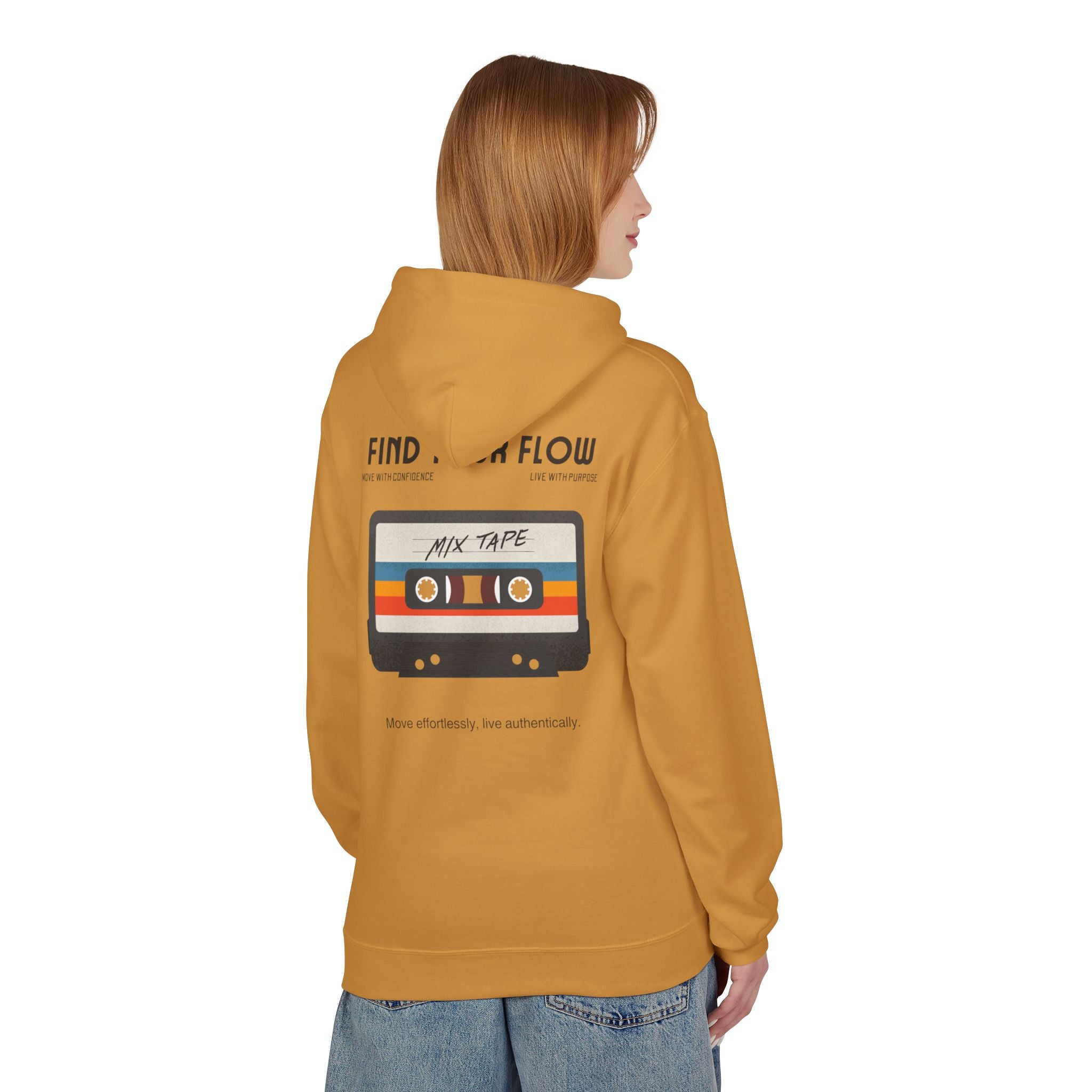 Find Your Flow Retro Mix Tape Hoodie