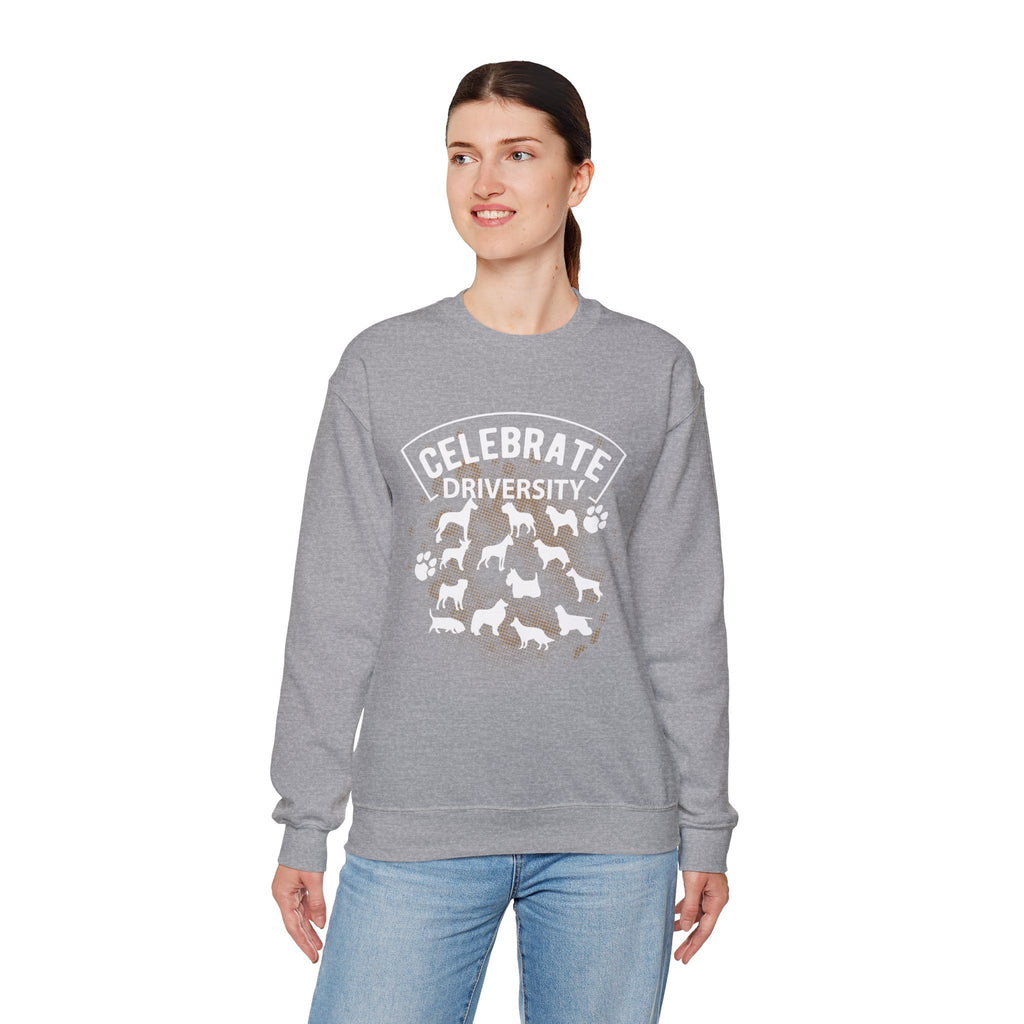 Celebrate Diversity Dog Breeds Crewneck Sweatshirt