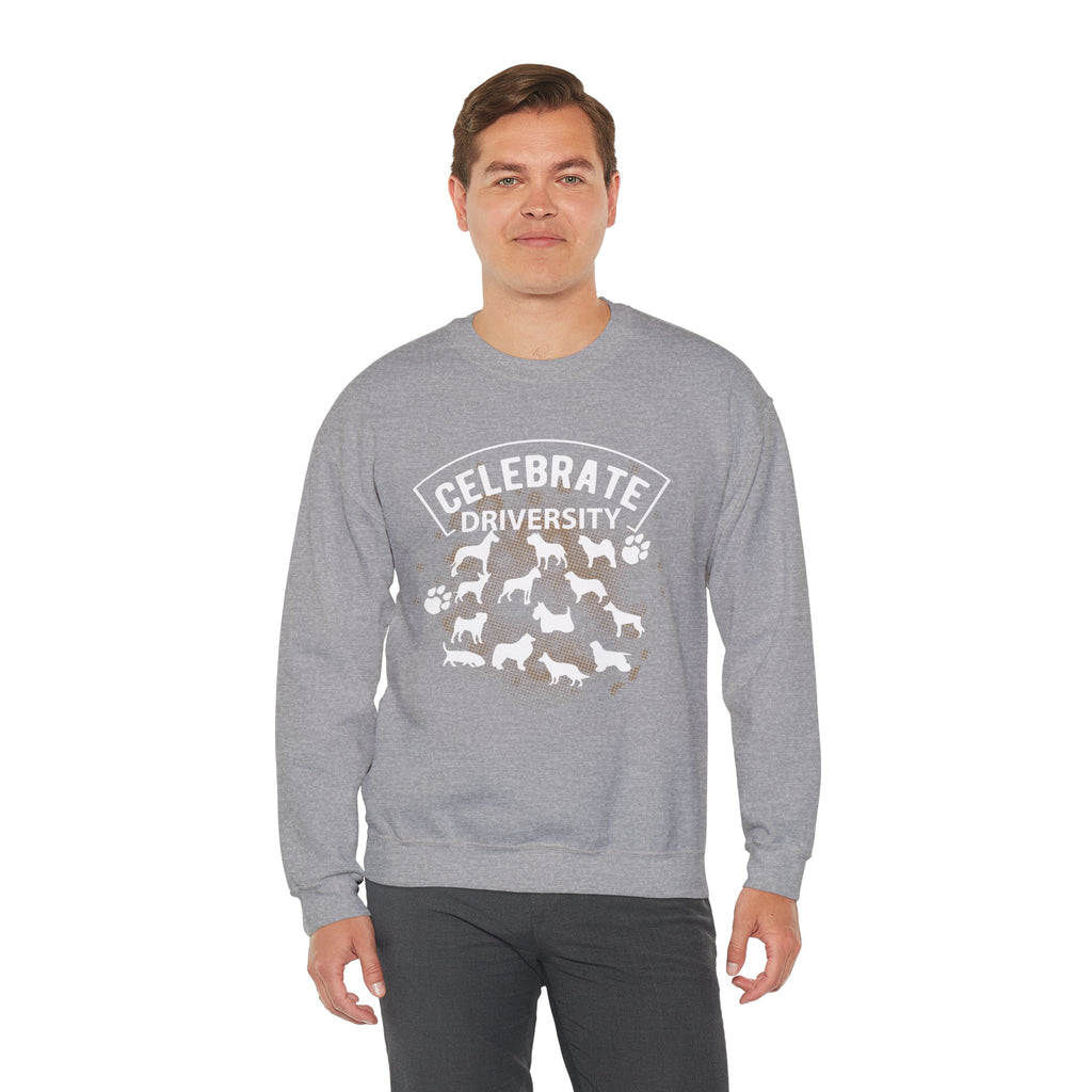 Celebrate Diversity Dog Breeds Crewneck Sweatshirt