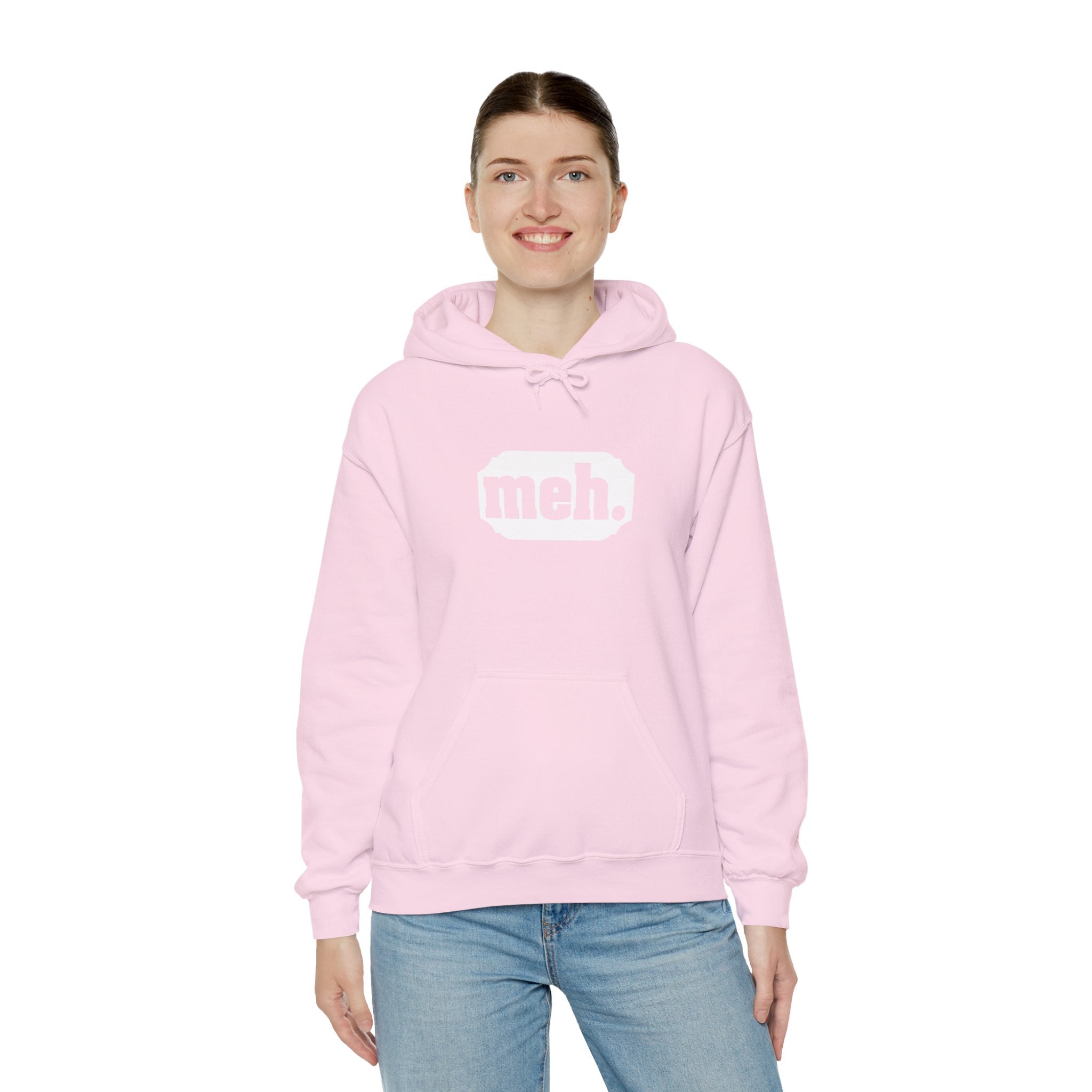 "Meh" Hoodie for Laid-Back Causal Outfit