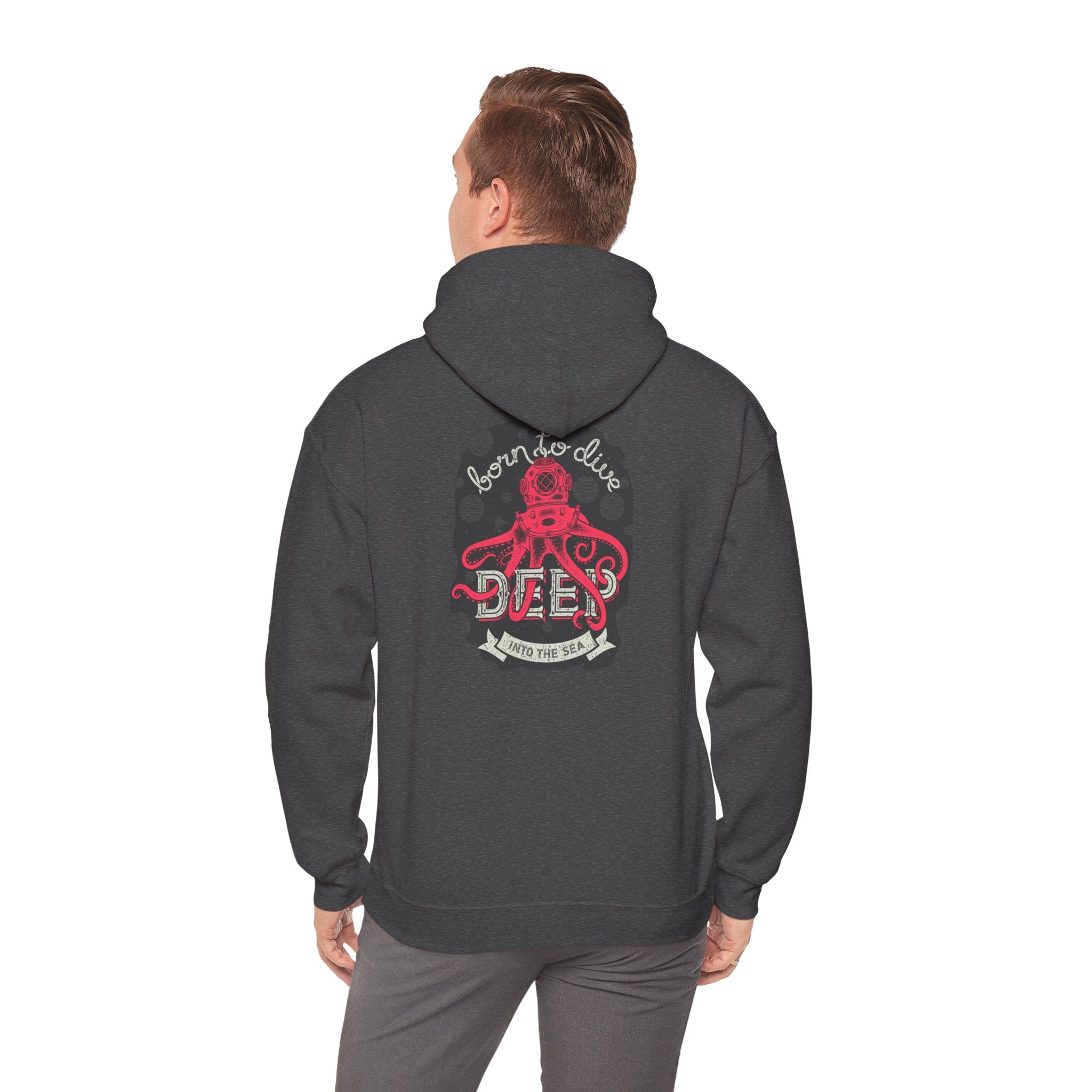 Adult Hoodie Deep Dive Octopus-Themed Hoodie