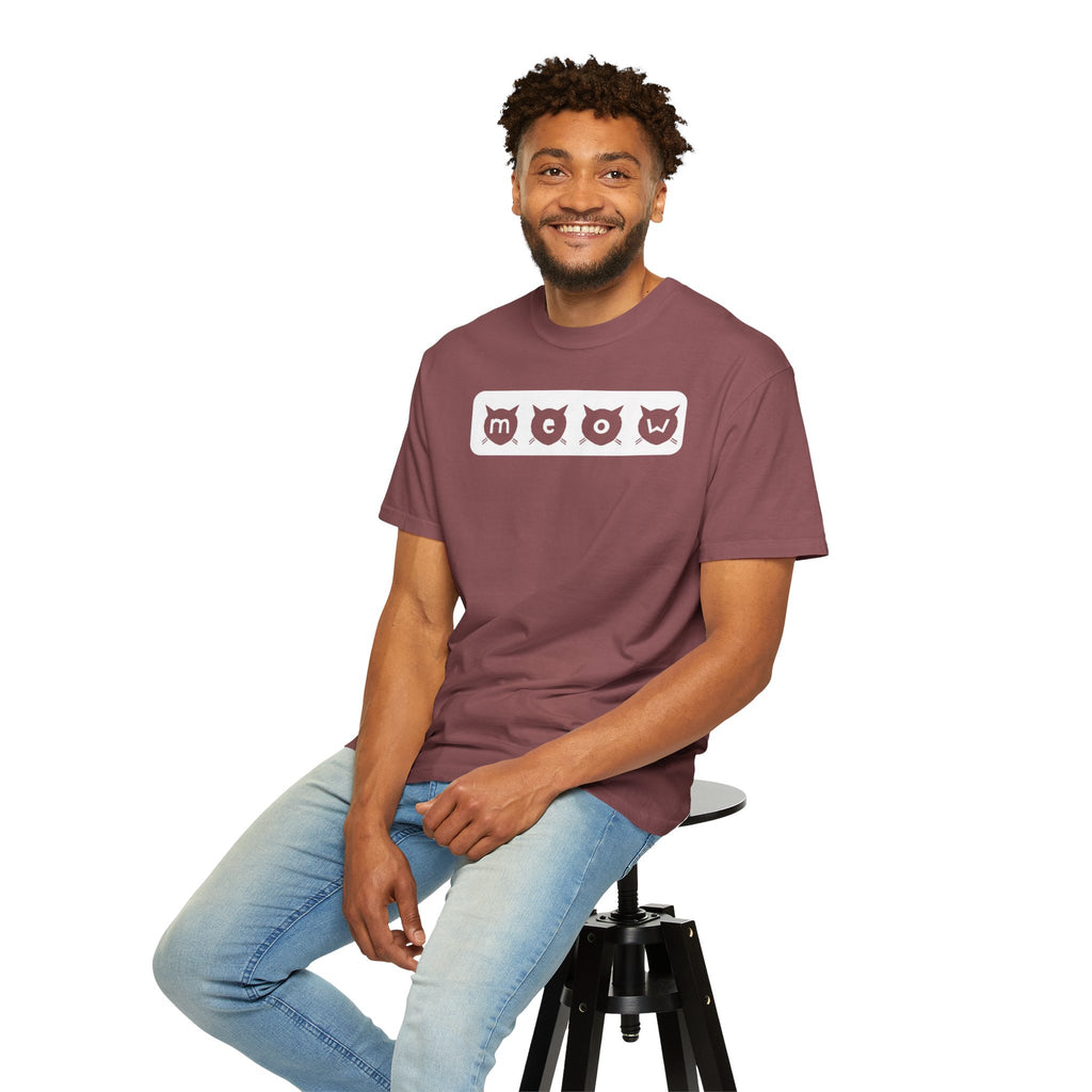 Cat Lover's Meow Unisex T-shirt, Soft Casual Tee