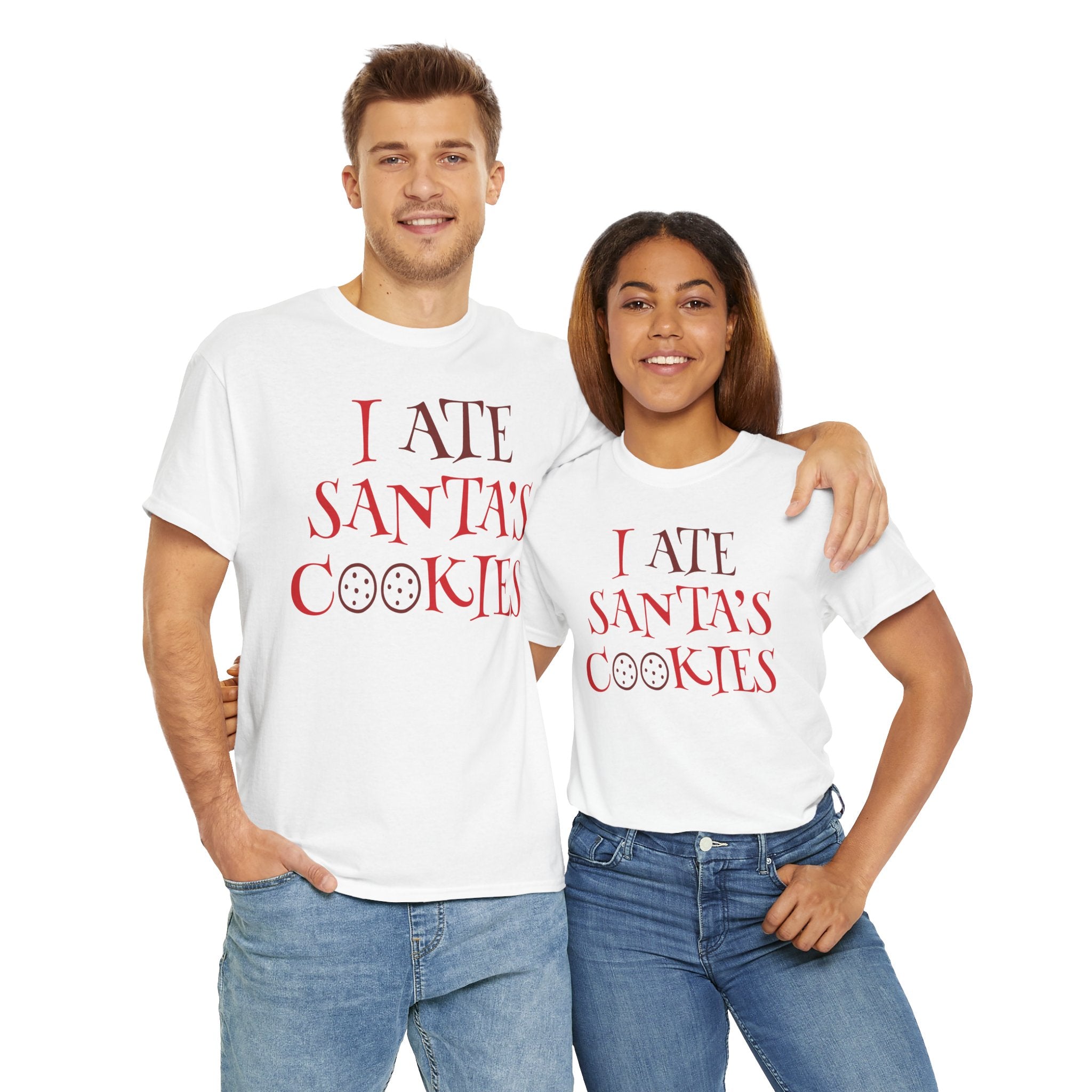 I Ate Santa's Cookies Christmas Tee — Funny Holiday Kids & Adult T-Shirt
