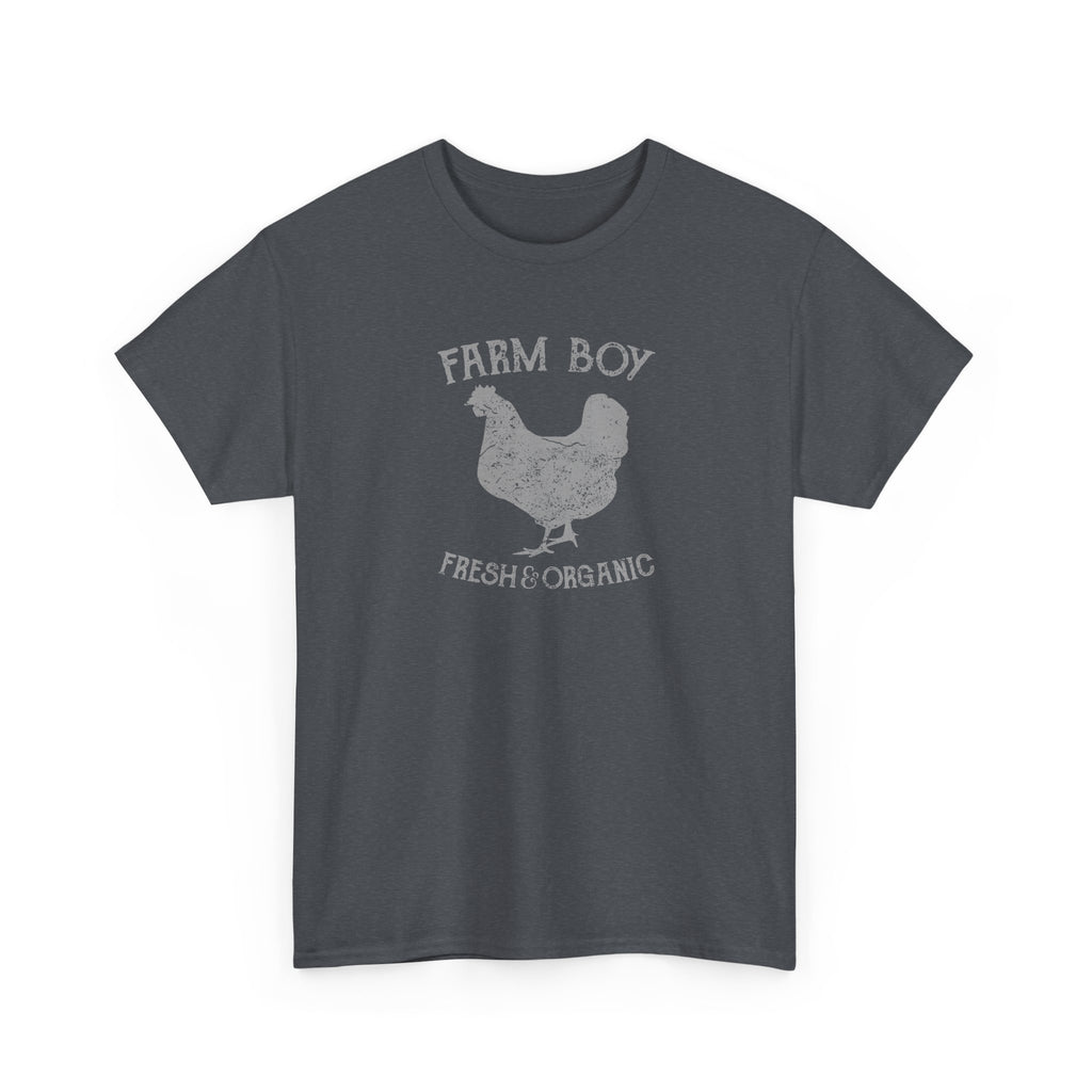 Farm Boy Fresh & Organic Heavy Cotton Tee - Country Style T-Shirt