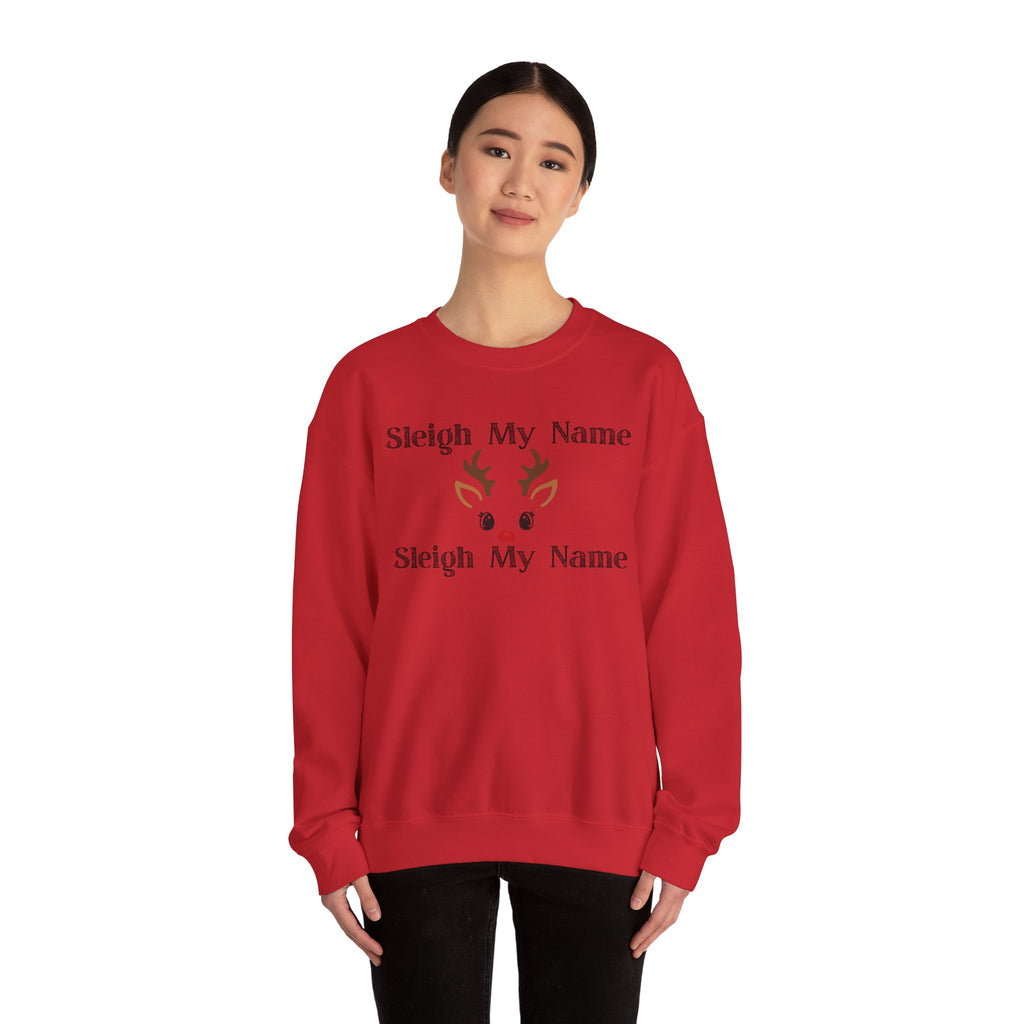 Sleigh My Name Heavy Blend™ Crewneck Sweatshirt