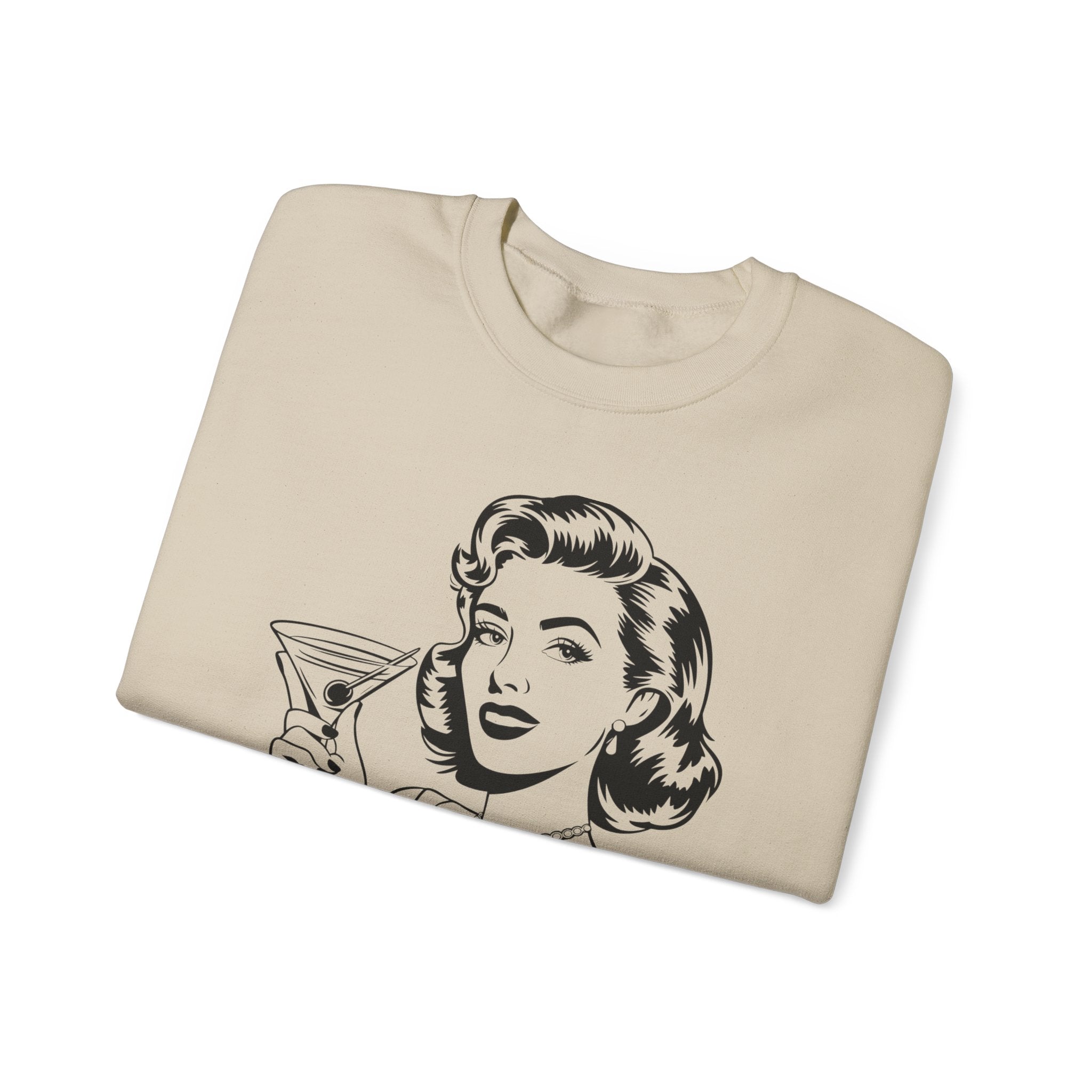 Glamour Girl Crewneck Sweatshirt Vintage Style