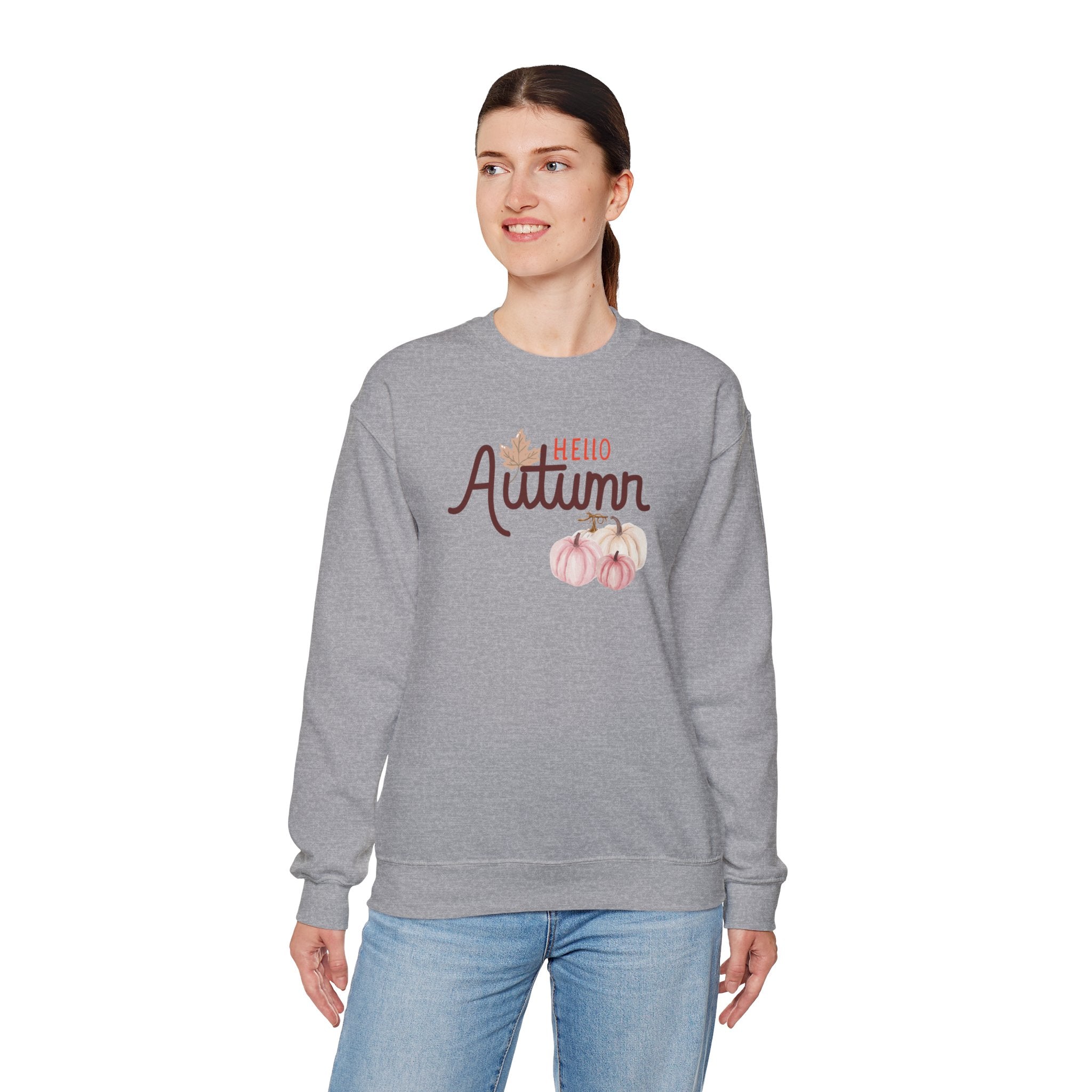 Hello Autumn Heavy Crewneck Sweatshirt