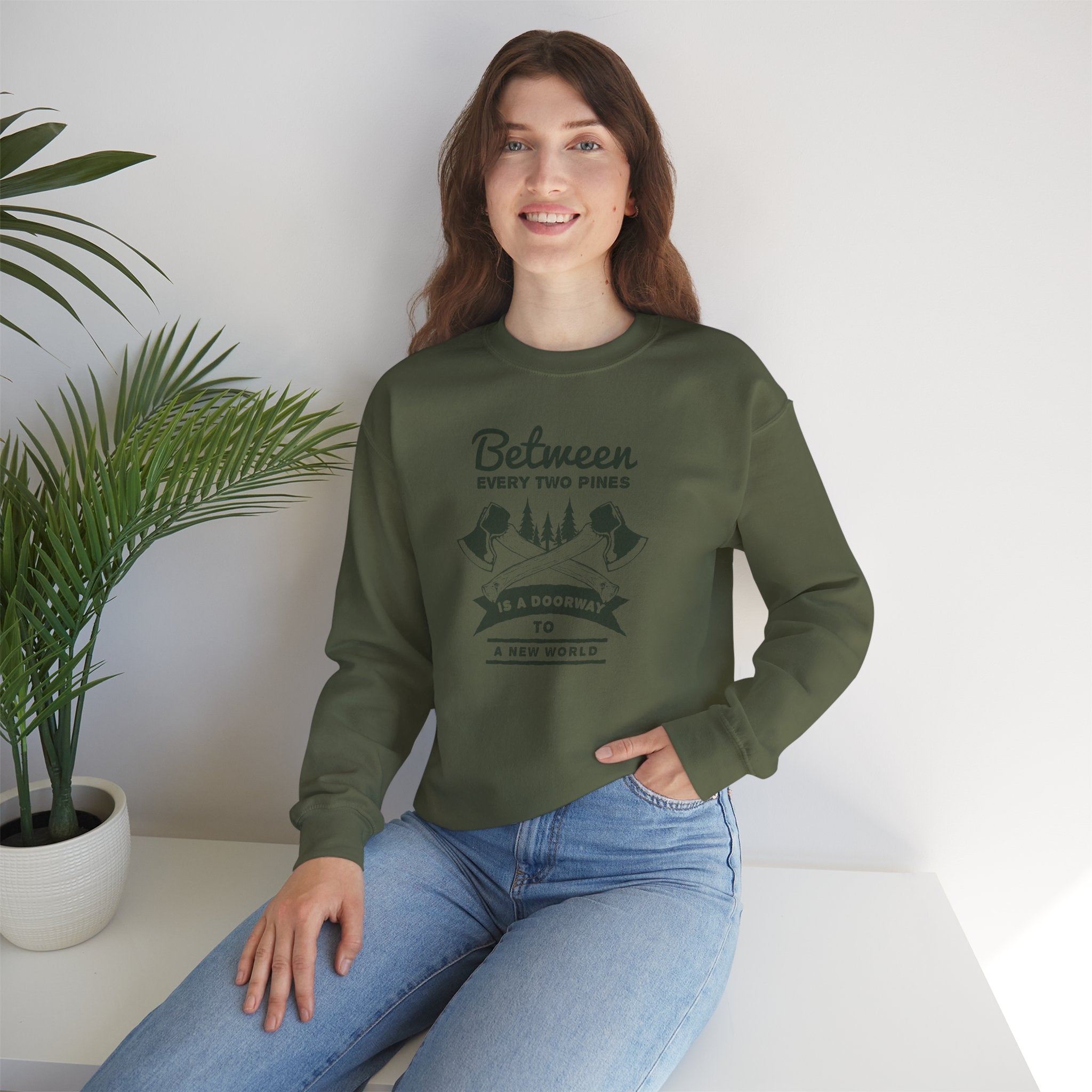 Between the Pines Crewneck Sweatshirt