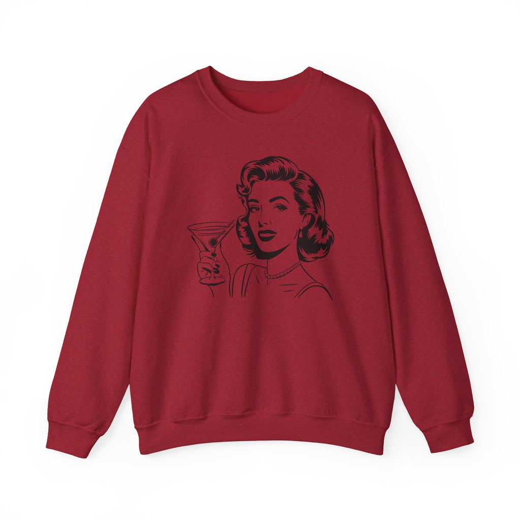 Glamour Girl Crewneck Sweatshirt Vintage Style