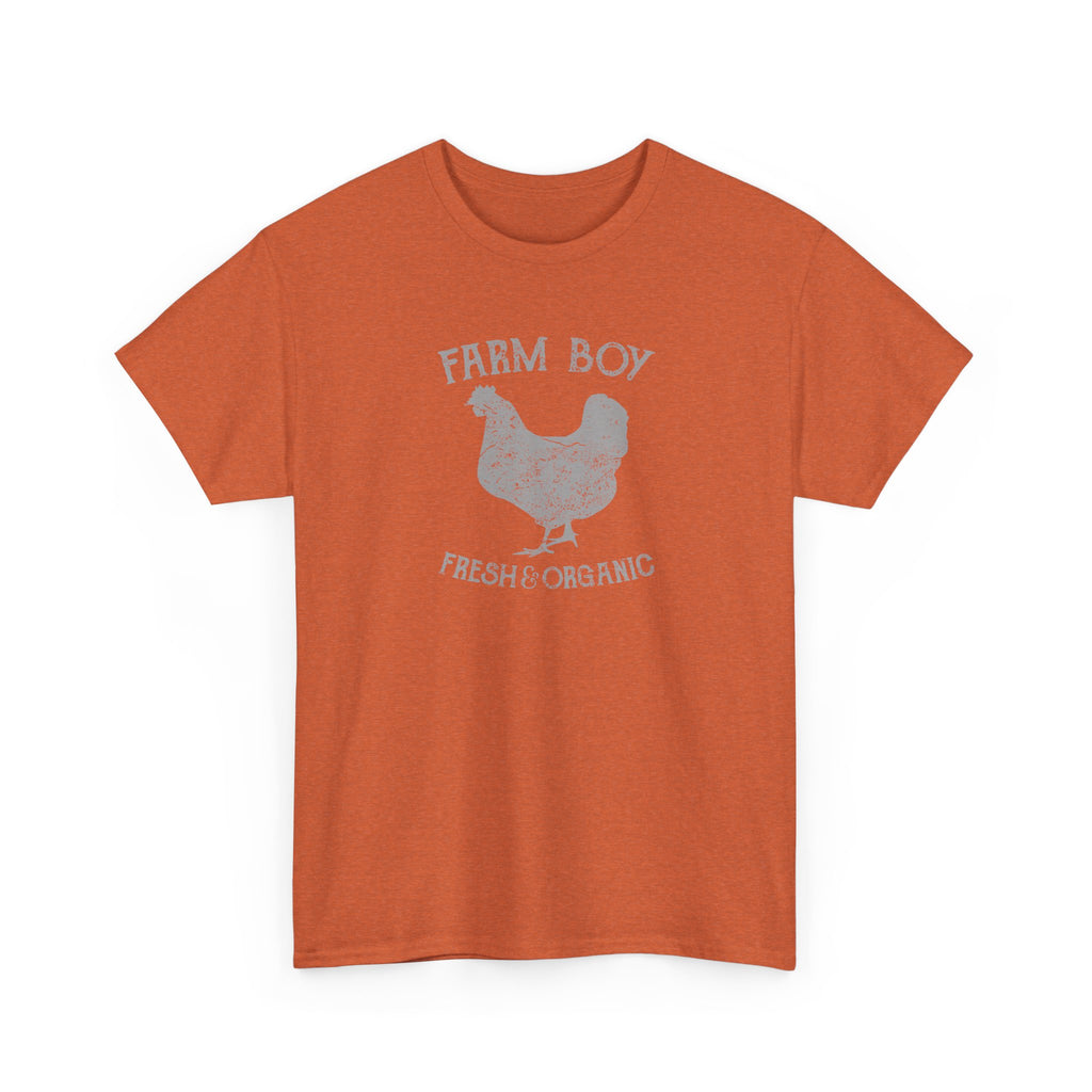 Farm Boy Fresh & Organic Heavy Cotton Tee - Country Style T-Shirt
