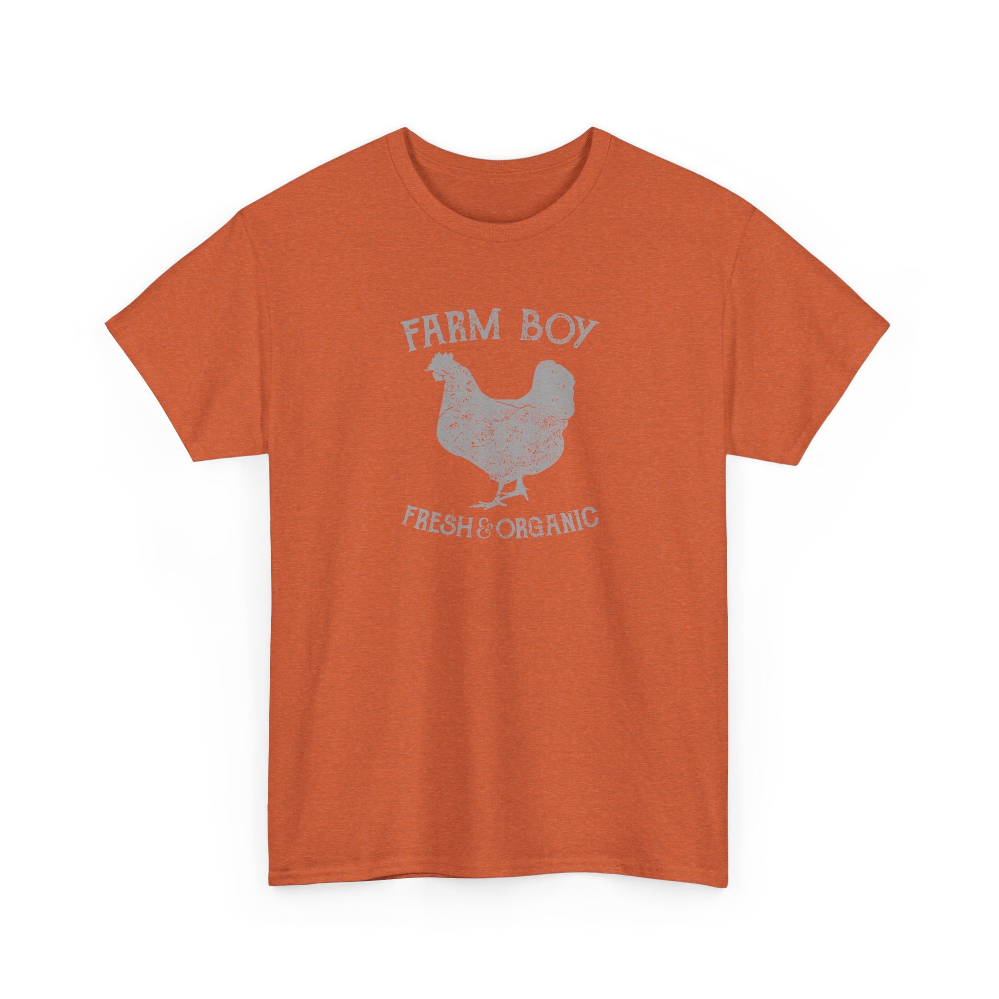 Farm Boy Fresh & Organic Heavy Cotton Tee - Country Style T-Shirt