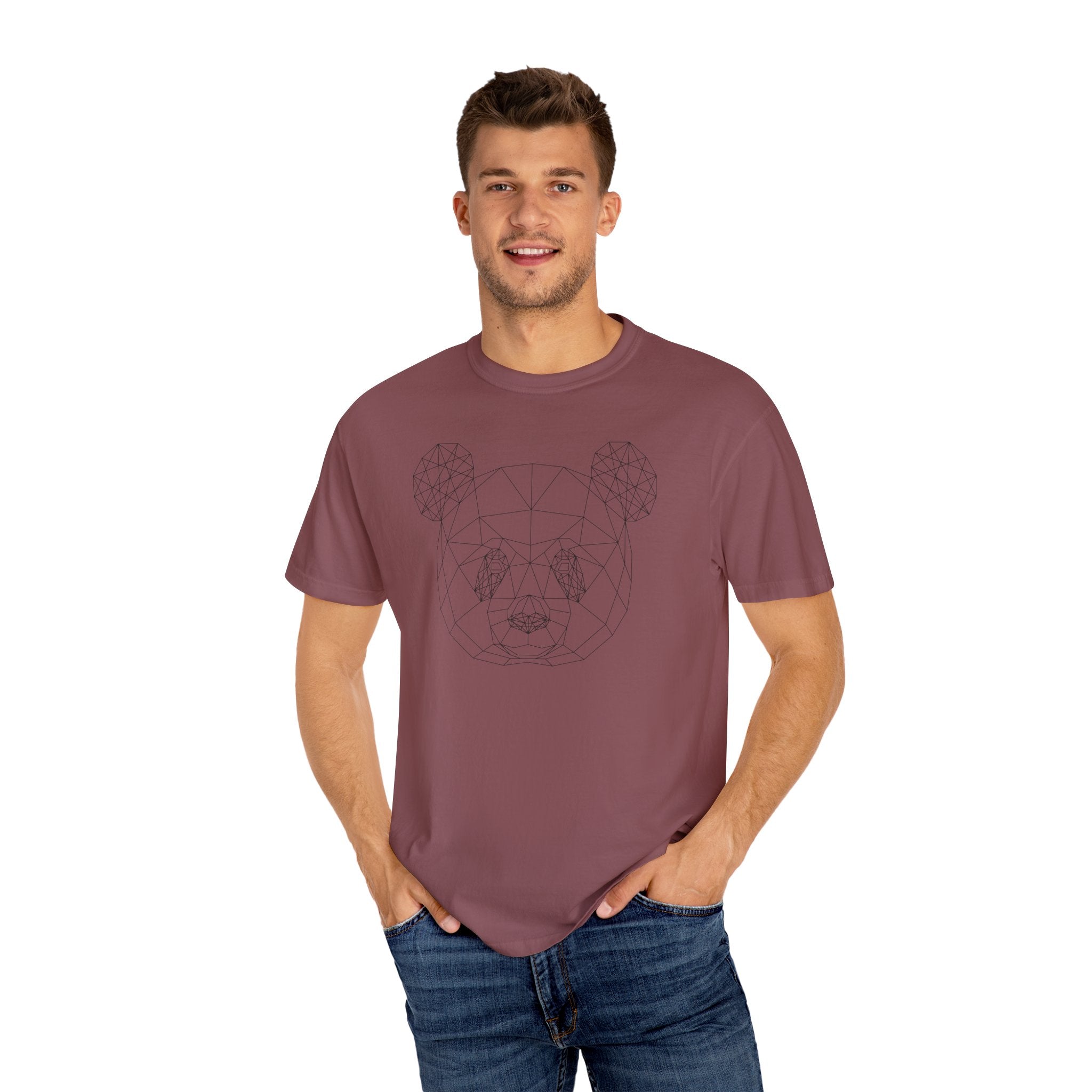 Geometric Panda T-Shirt Graphic Design Shirt