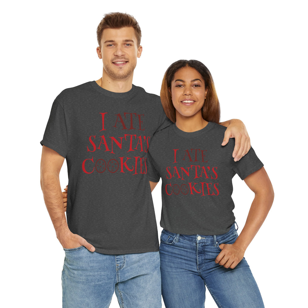 I Ate Santa's Cookies Christmas Tee — Funny Holiday Kids & Adult T-Shirt
