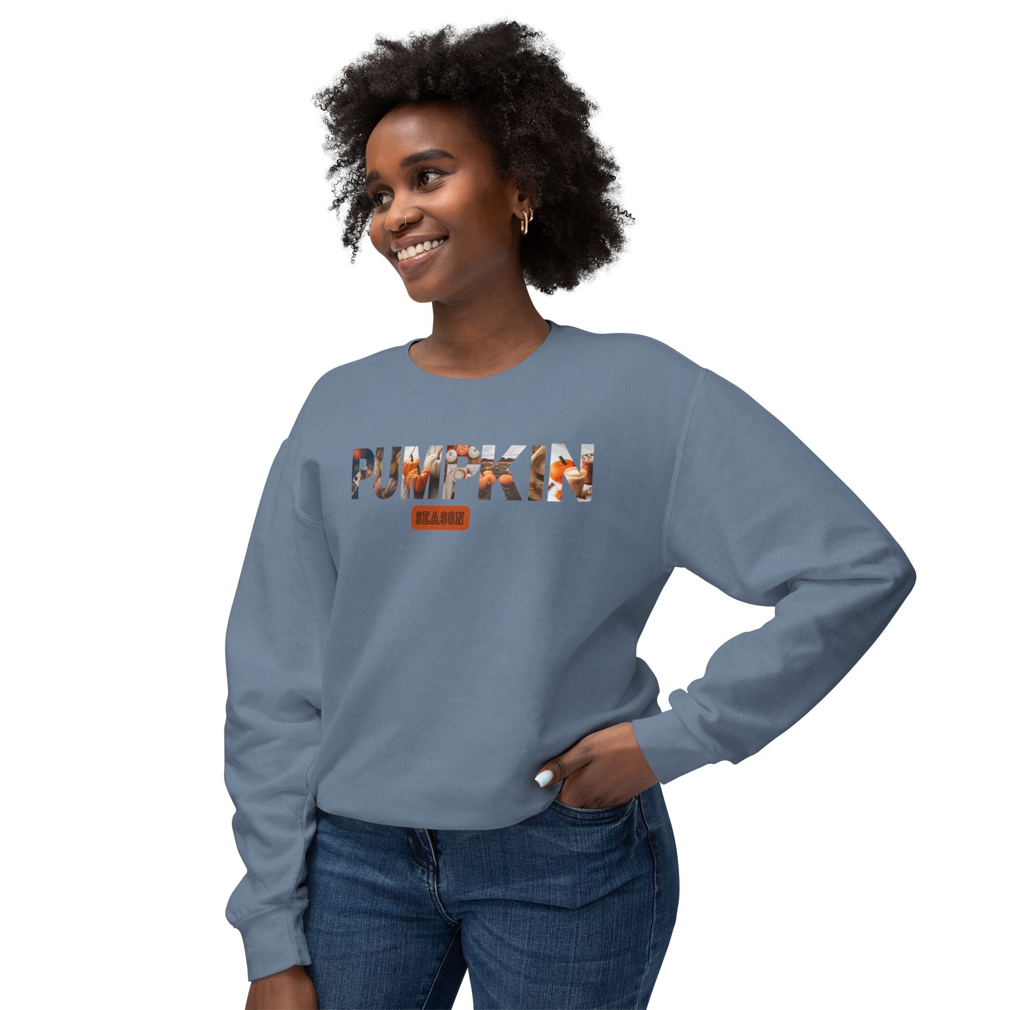 Pumpkin Season Lightweight Crewneck Sweatshirt