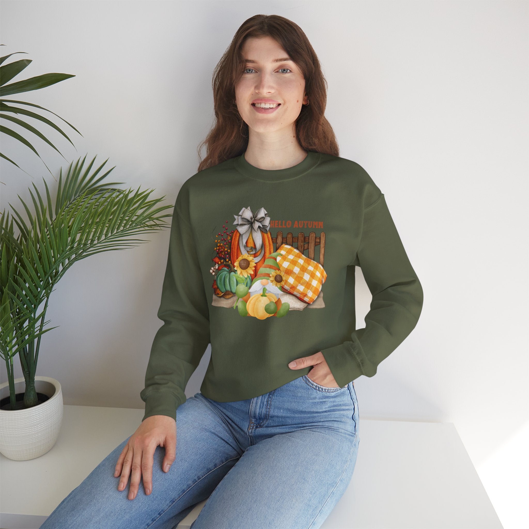 Hello Autumn Gnome Vibes Sweatshirt