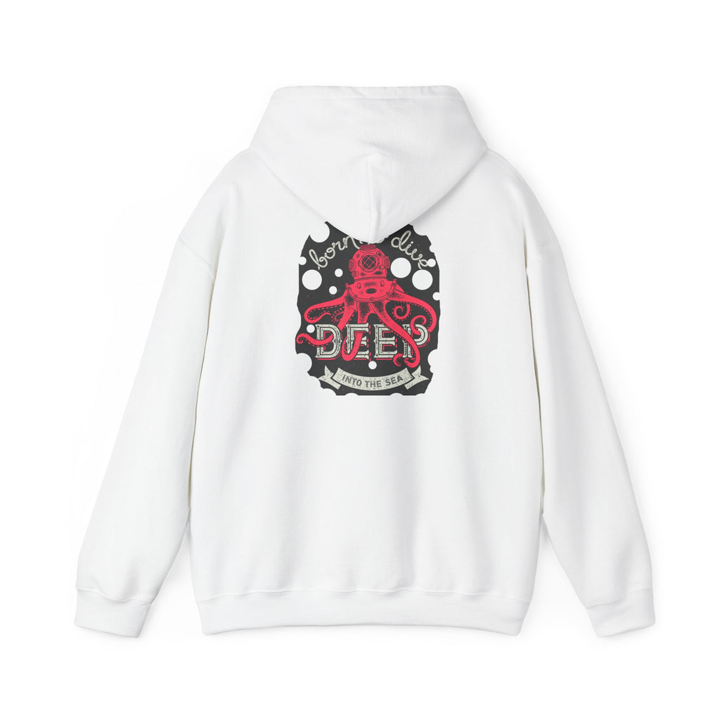 Adult Hoodie Deep Dive Octopus-Themed Hoodie