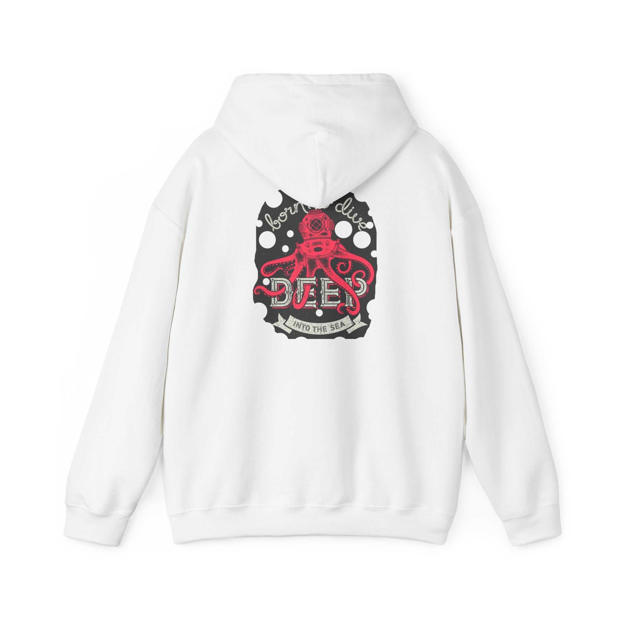 Adult Hoodie Deep Dive Octopus-Themed Hoodie