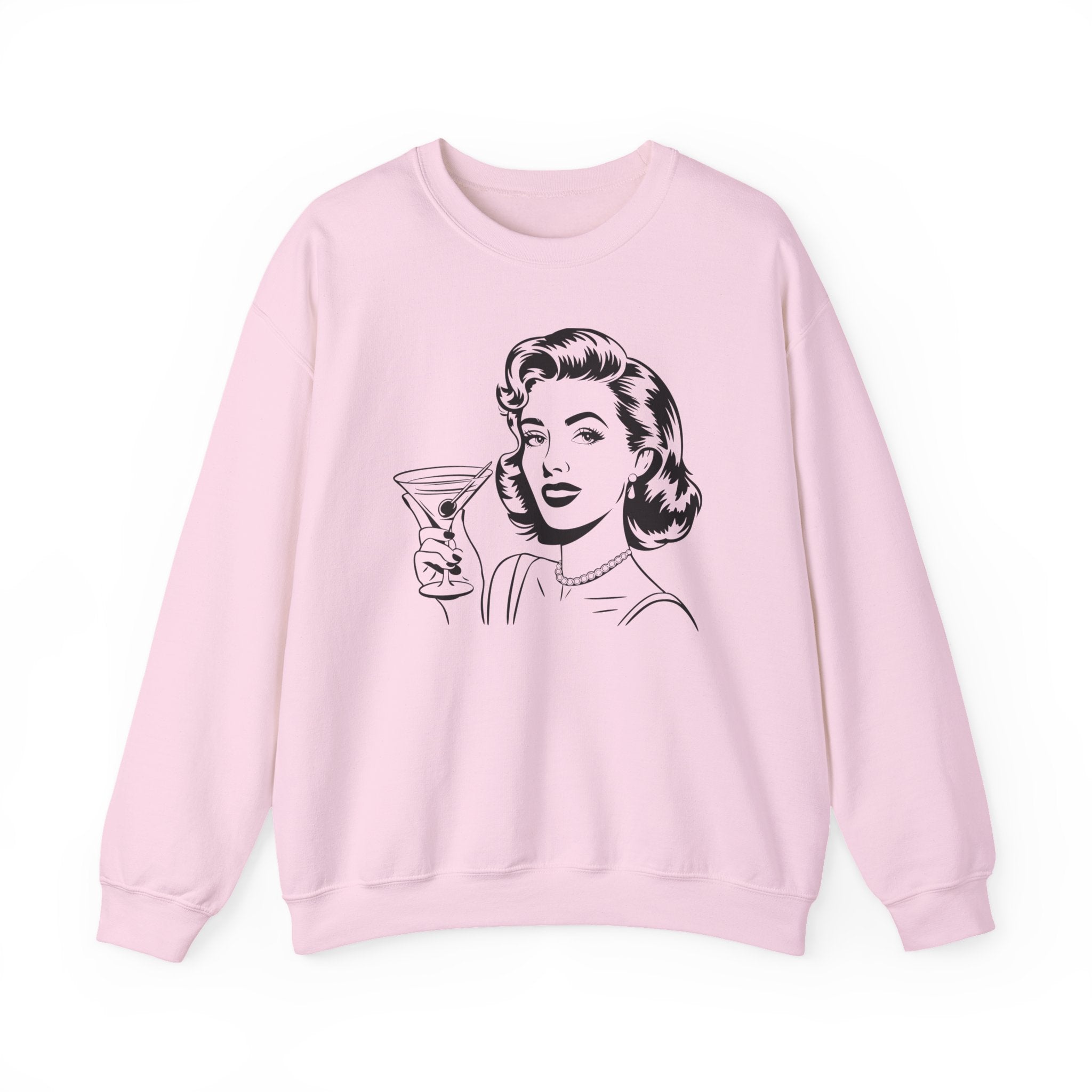 Glamour Girl Crewneck Sweatshirt Vintage Style