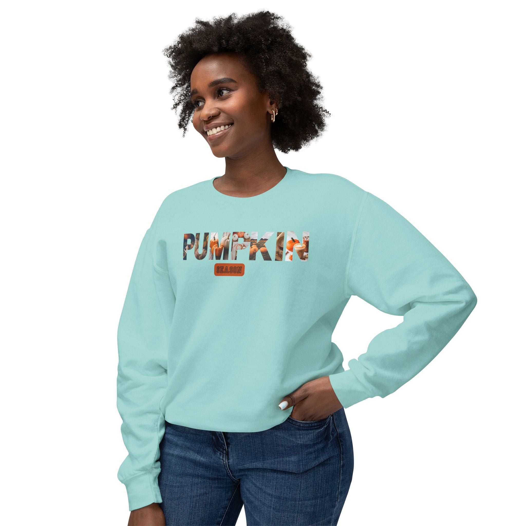 Pumpkin Season Lightweight Crewneck Sweatshirt