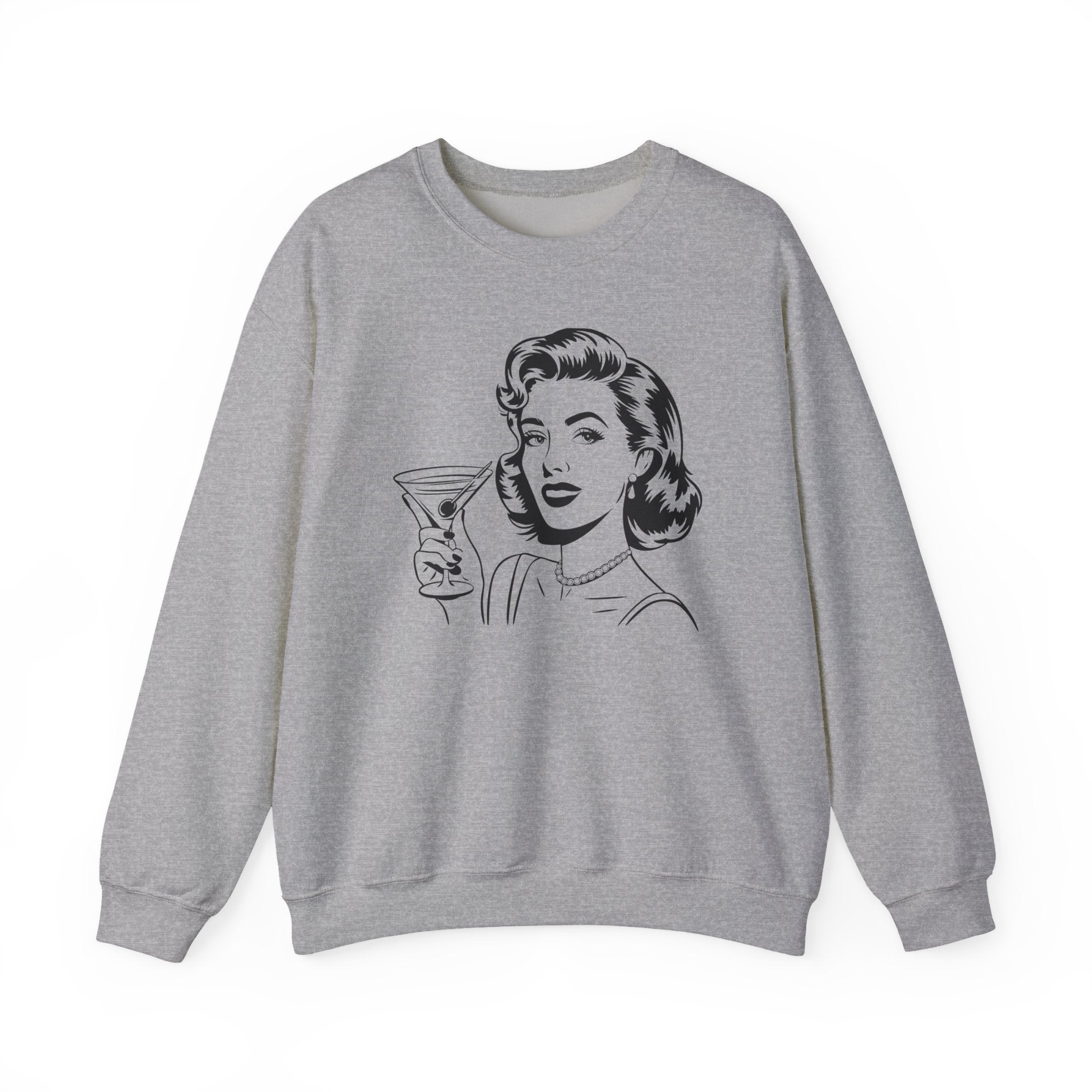 Glamour Girl Crewneck Sweatshirt Vintage Style