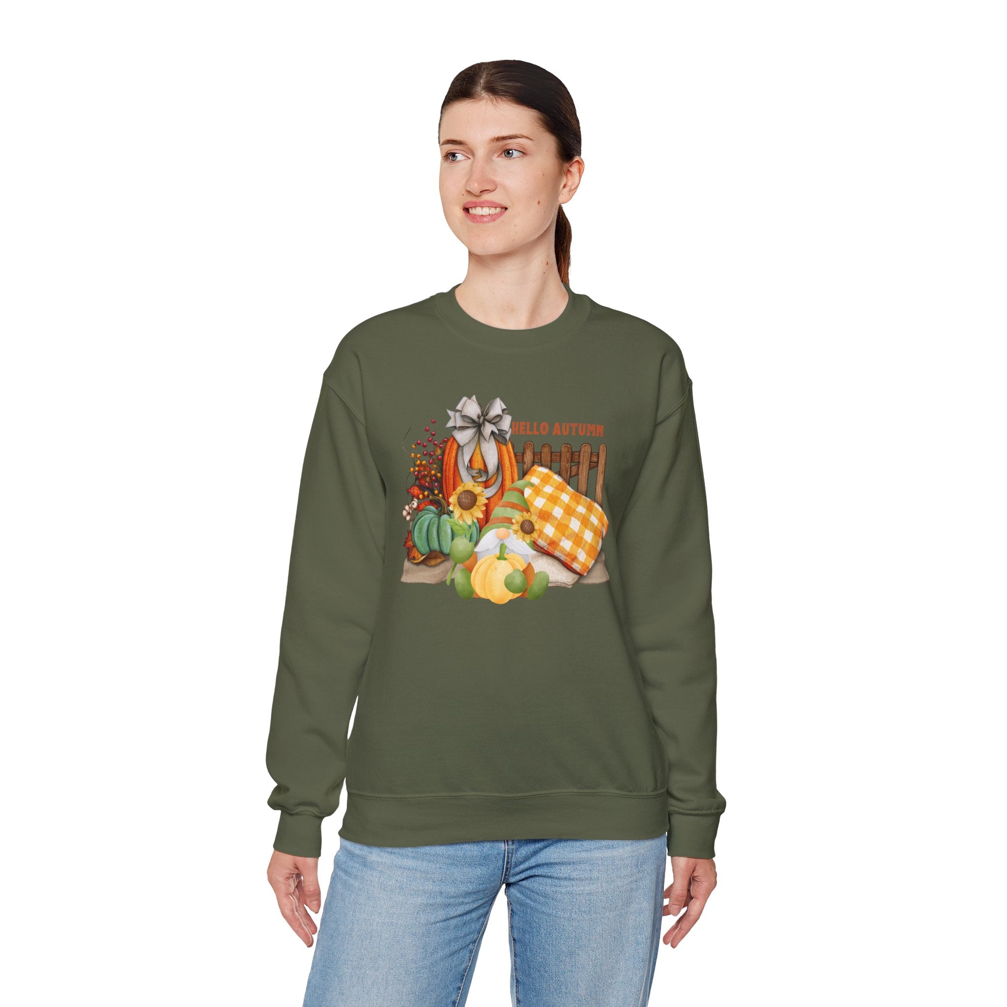 Hello Autumn Gnome Vibes Sweatshirt