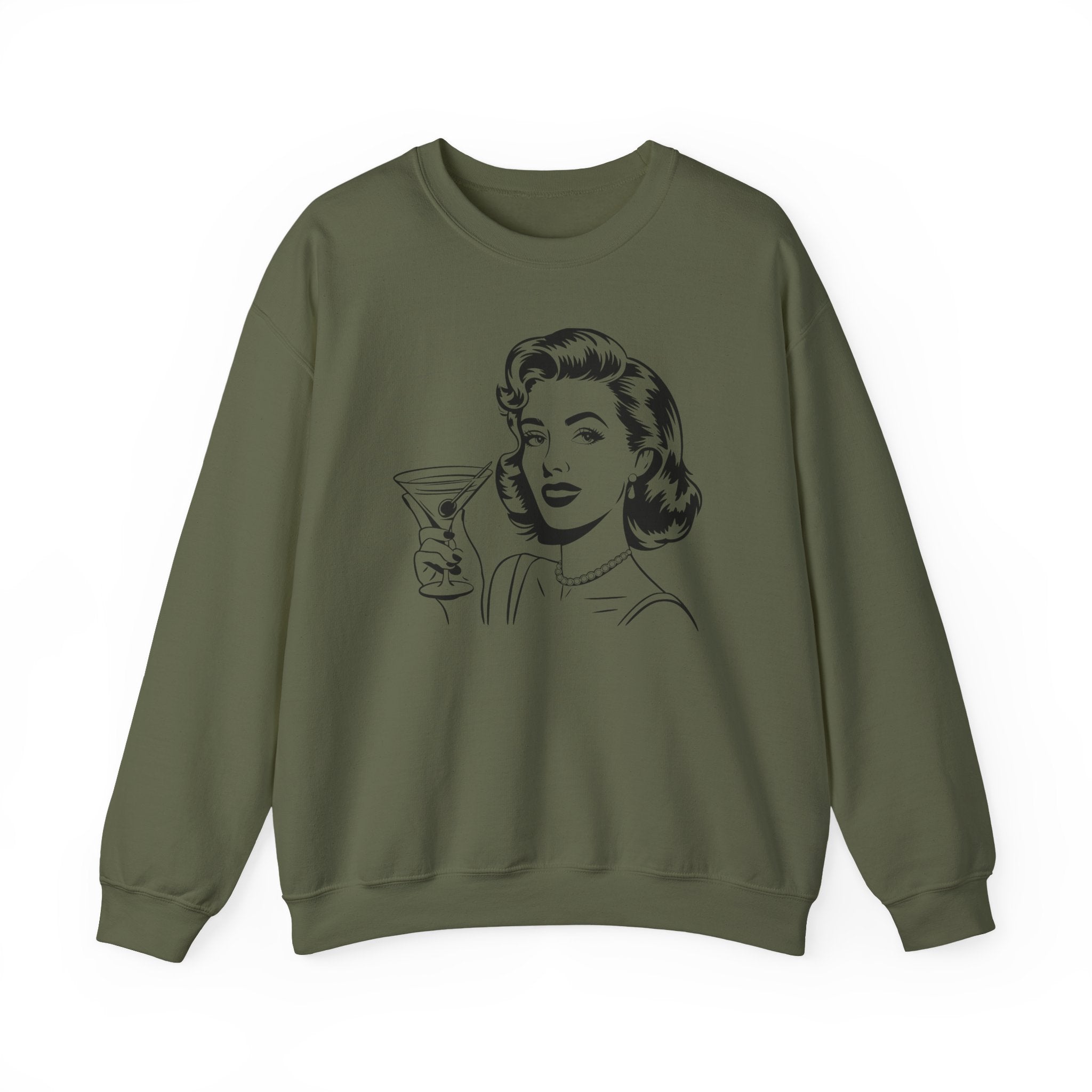 Glamour Girl Crewneck Sweatshirt Vintage Style