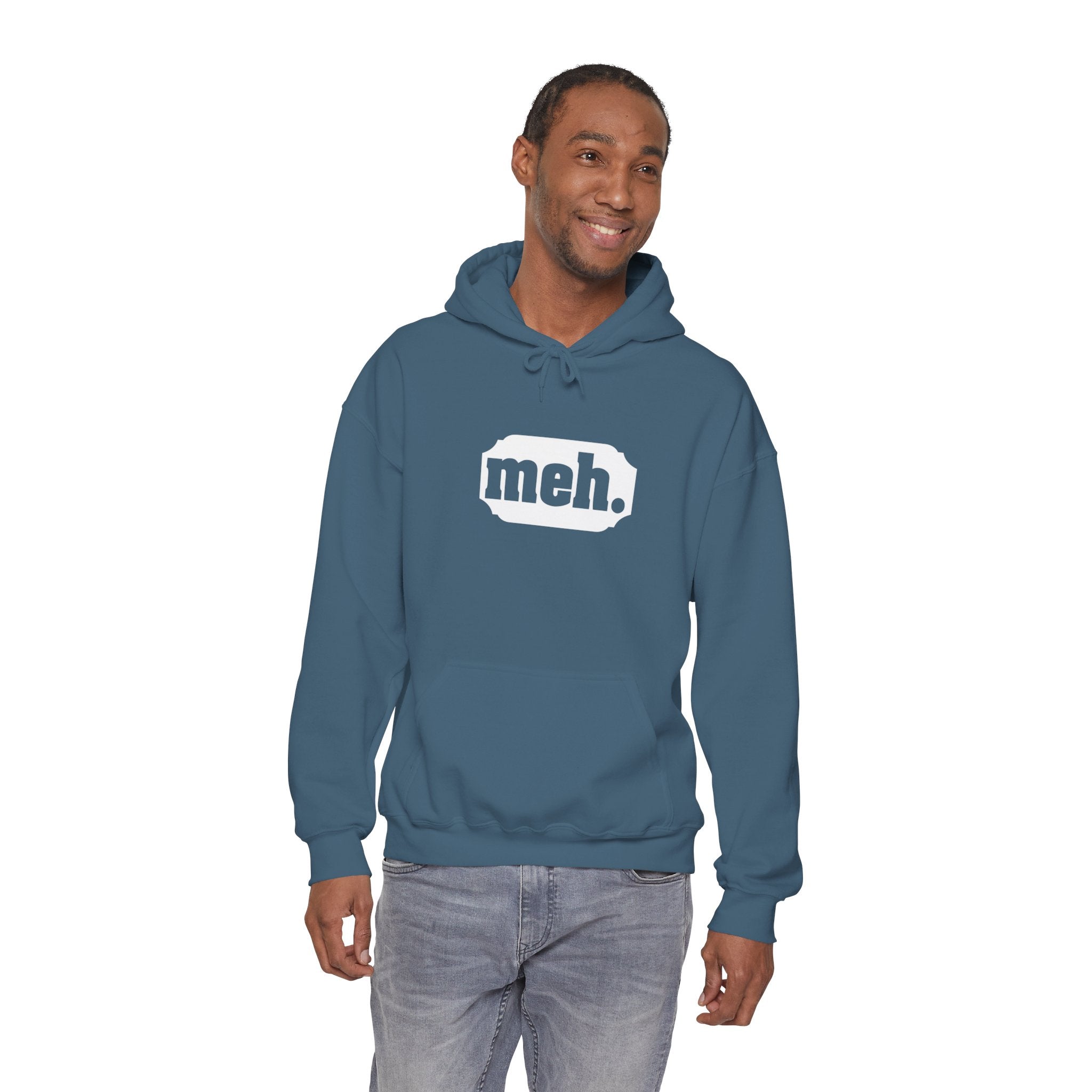 "Meh" Hoodie for Laid-Back Causal Outfit