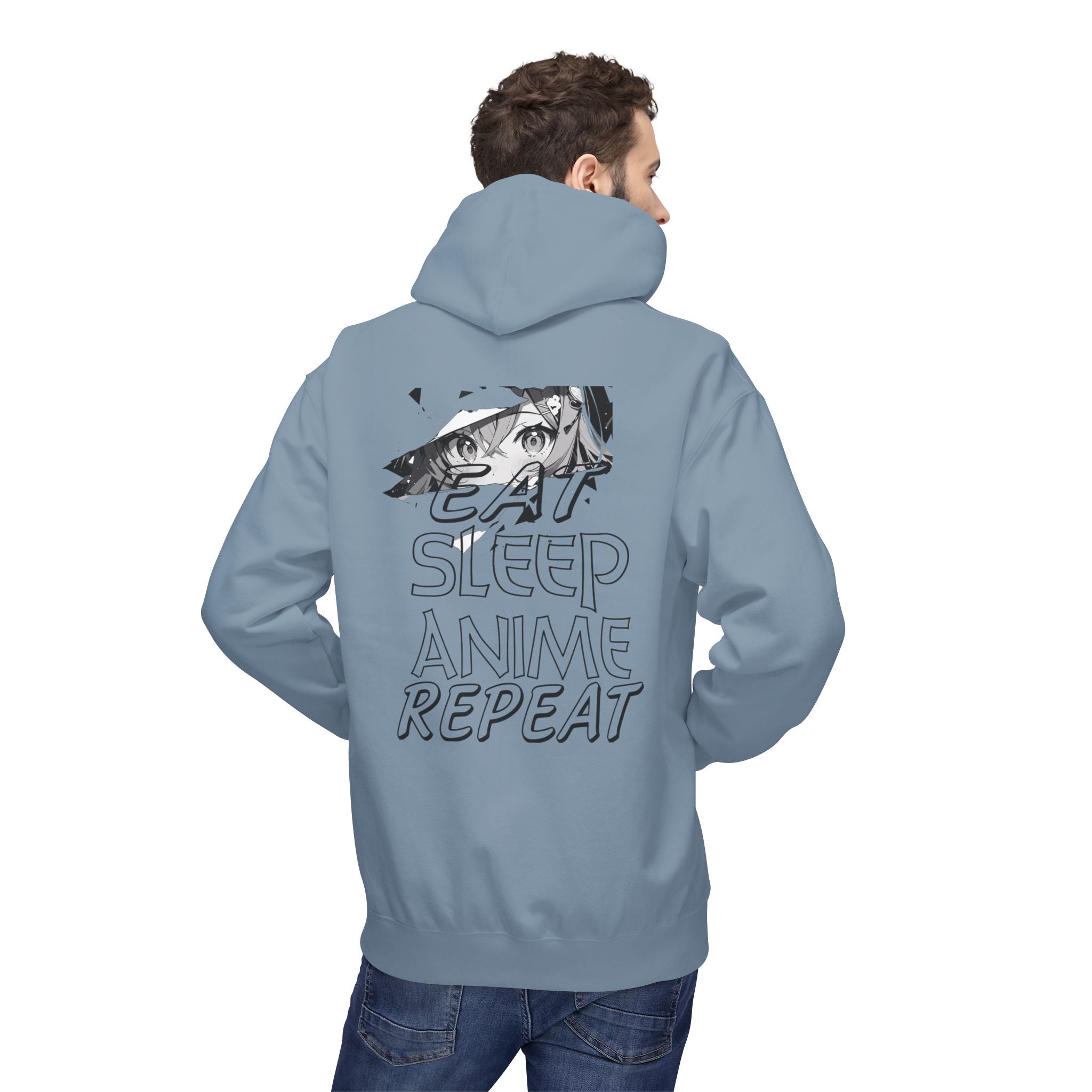 Eat Sleep Anime Repeat Hoodie