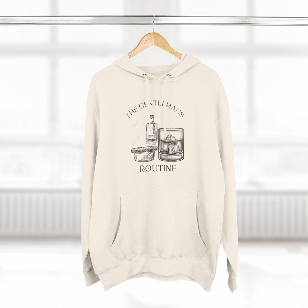 The Gentleman's Routine Cigar & Whiskey Cozy Fleece Hoodie
