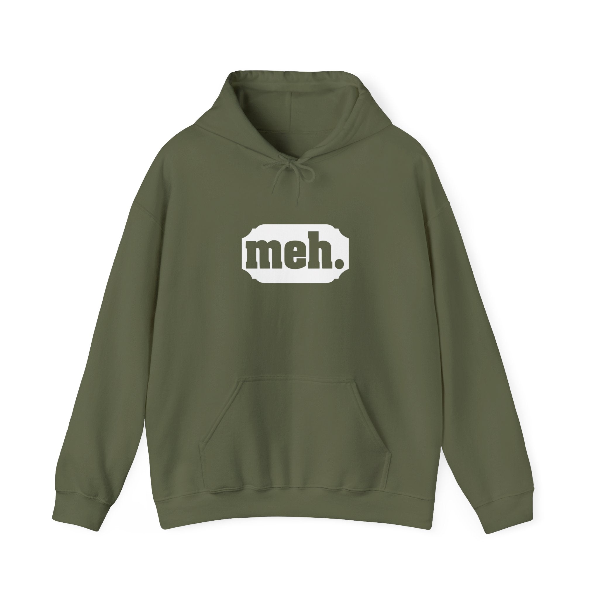 "Meh" Hoodie for Laid-Back Causal Outfit