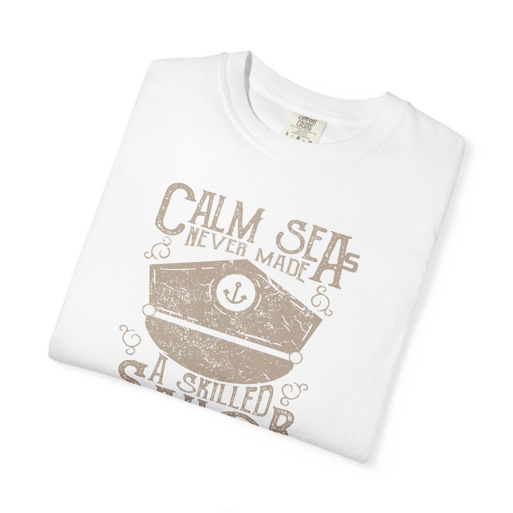 Calm Sea T-Shirt, Nautical Tee, Gift for Sailors, Unisex Graphic Tee, Summer Adventure Shirt, Beach Life Apparel, Casual Wear