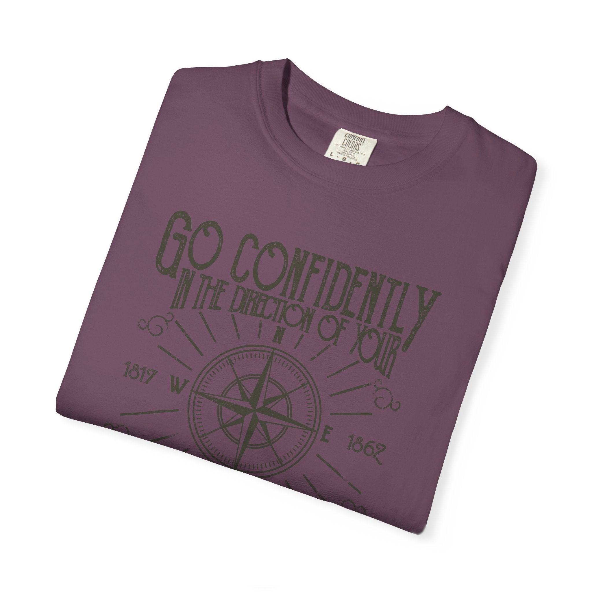 Inspirational T-shirt, Go Confidently in the Direction of Your Dreams Tee, Unisex Motivational Shirt
