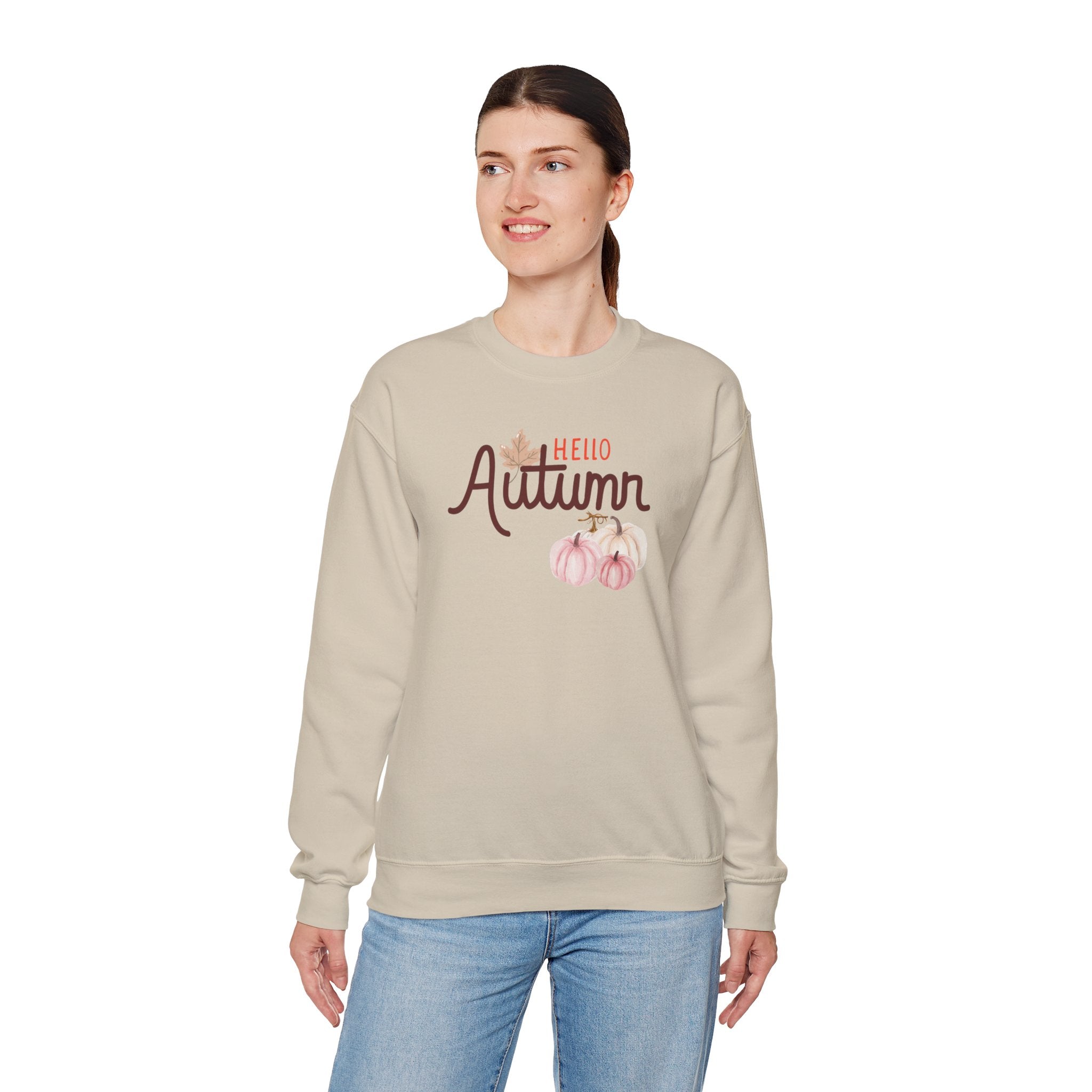 Hello Autumn Heavy Crewneck Sweatshirt