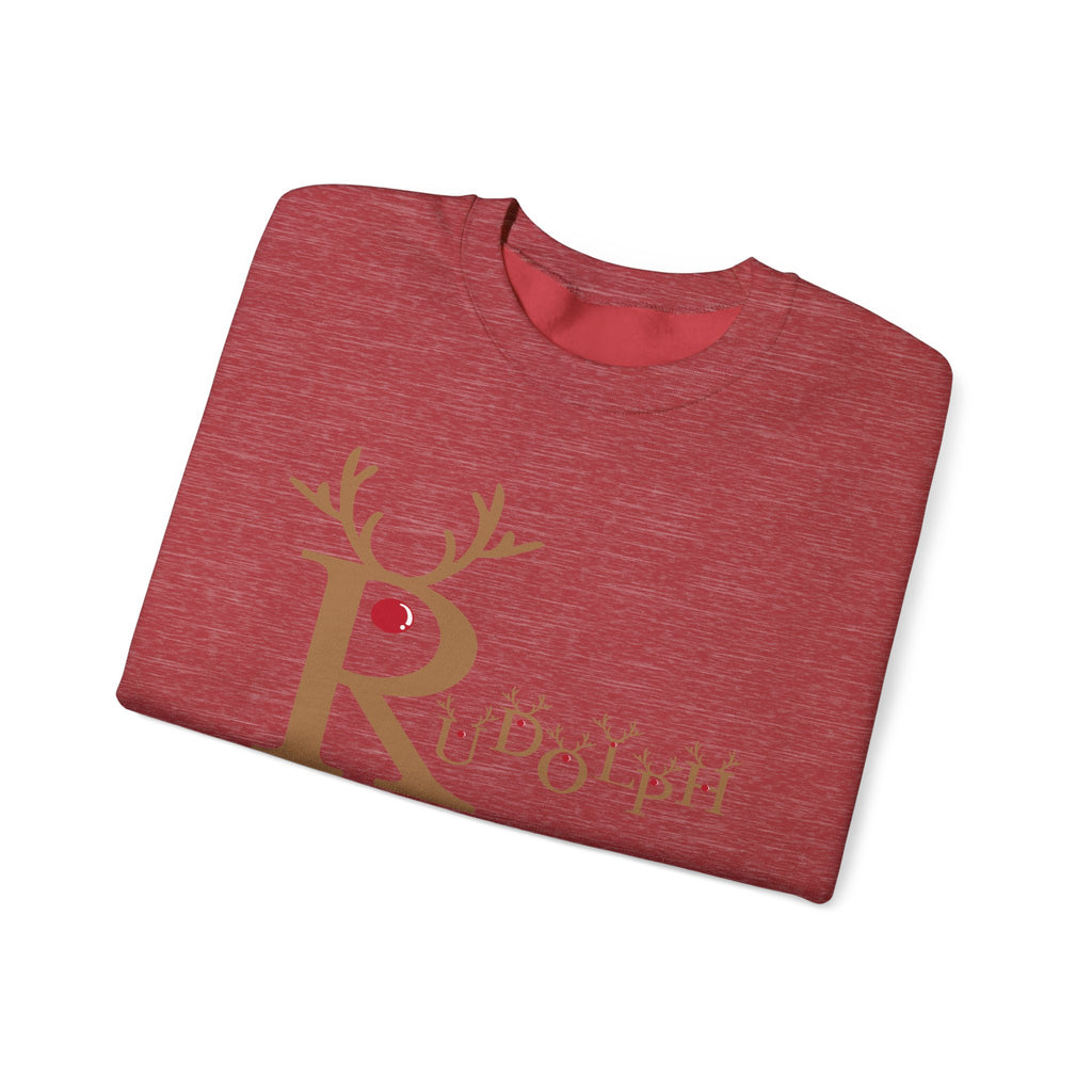 Rudolph "Nose So Bright, Mood So Right" Christmas Crewneck Sweatshirt