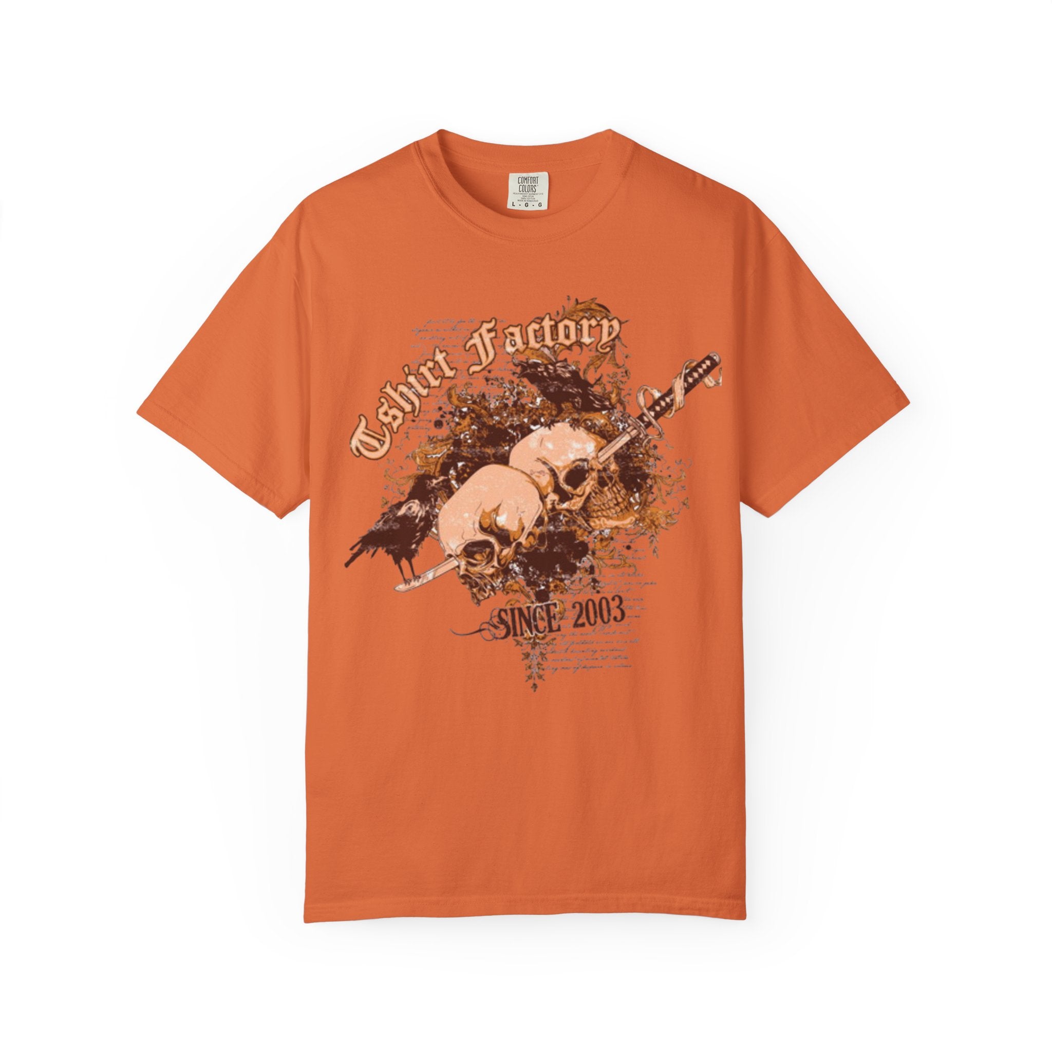 Skull & Raven Graphic Tee — Urban Glory Vintage Rock T-Shirt