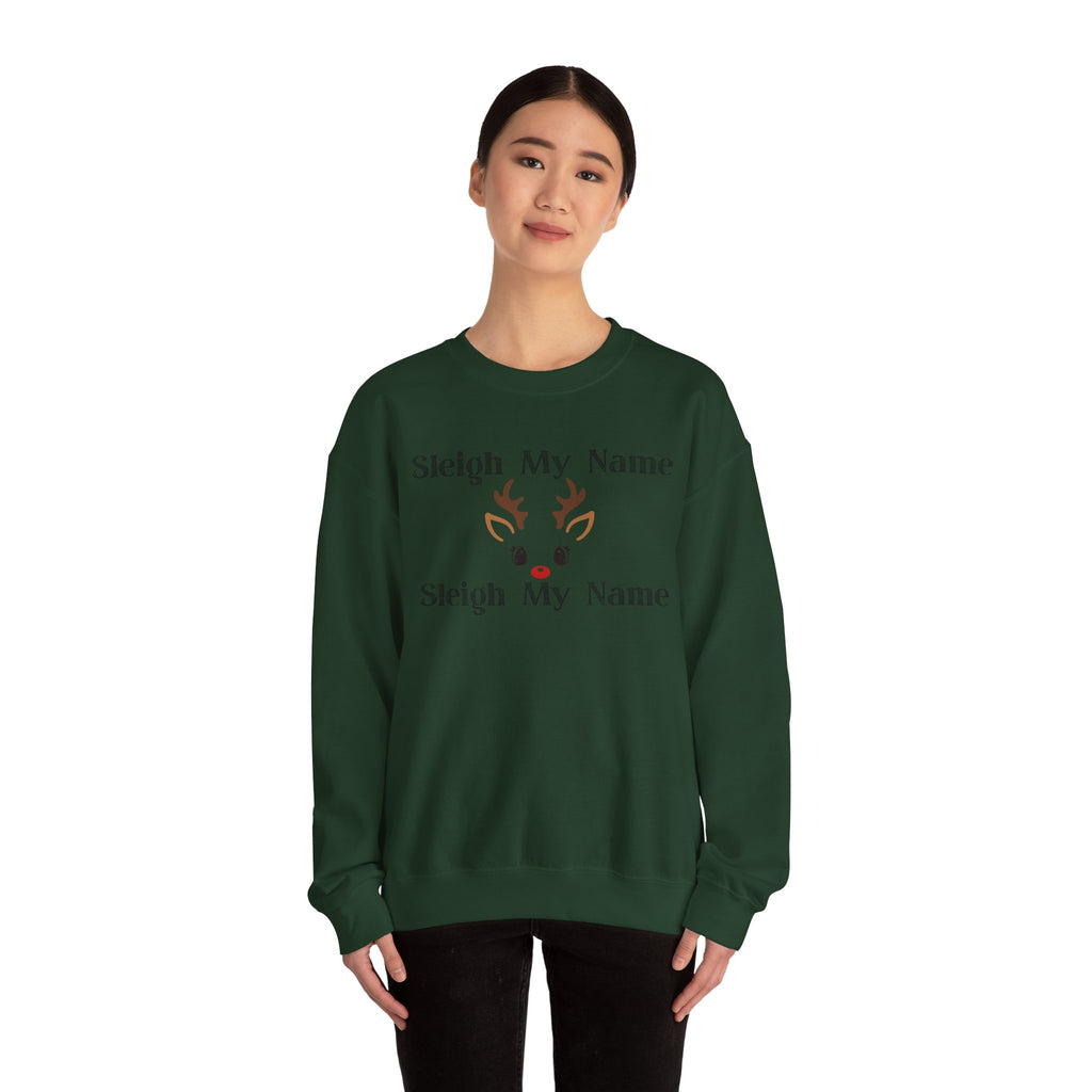 Sleigh My Name Heavy Blend™ Crewneck Sweatshirt