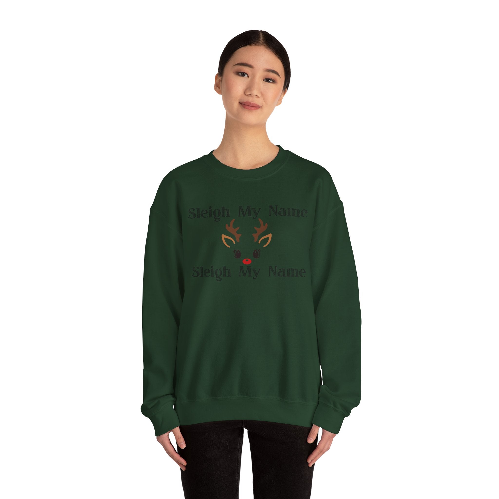 Sleigh My Name Heavy Blend™ Crewneck Sweatshirt