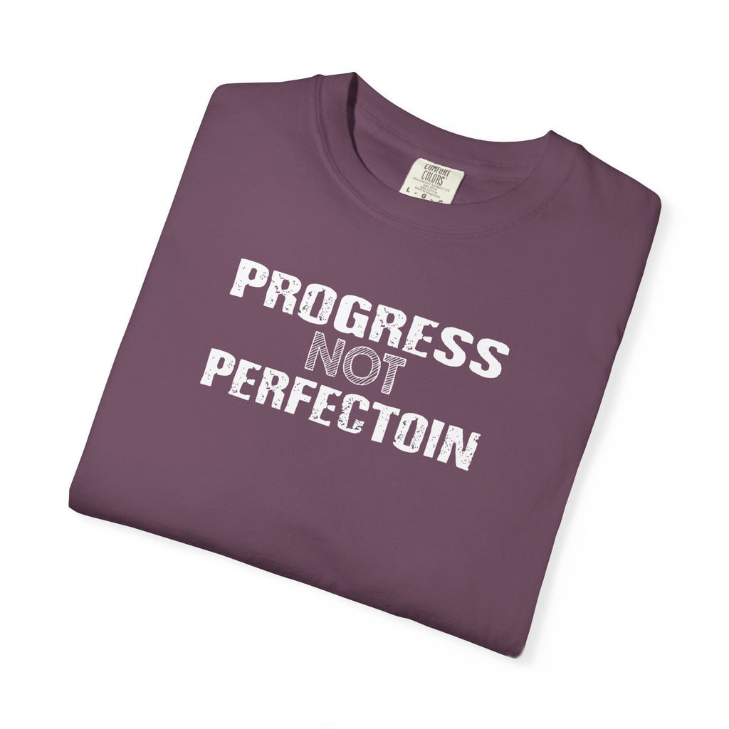 Motivational Unisex T-Shirt - "Progress Not Perfection" Tee