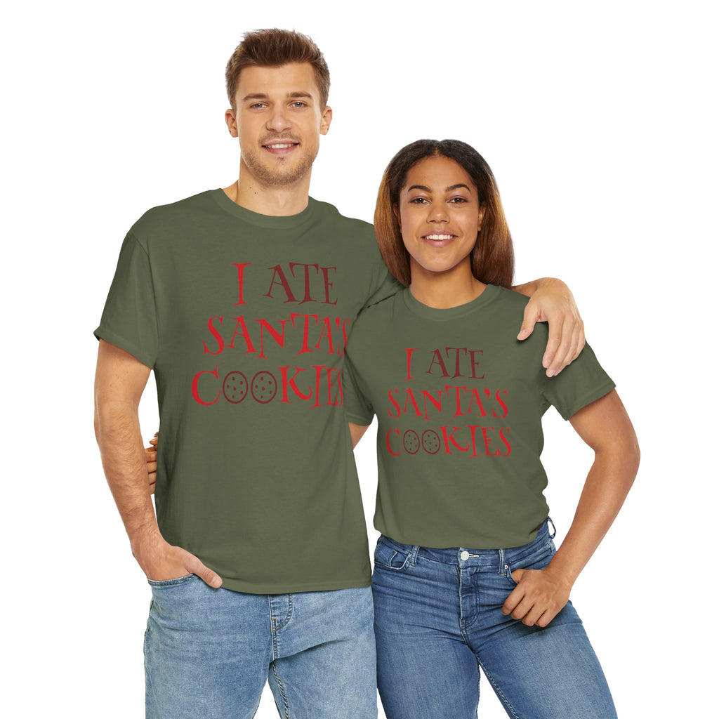 I Ate Santa's Cookies Christmas Tee — Funny Holiday Kids & Adult T-Shirt