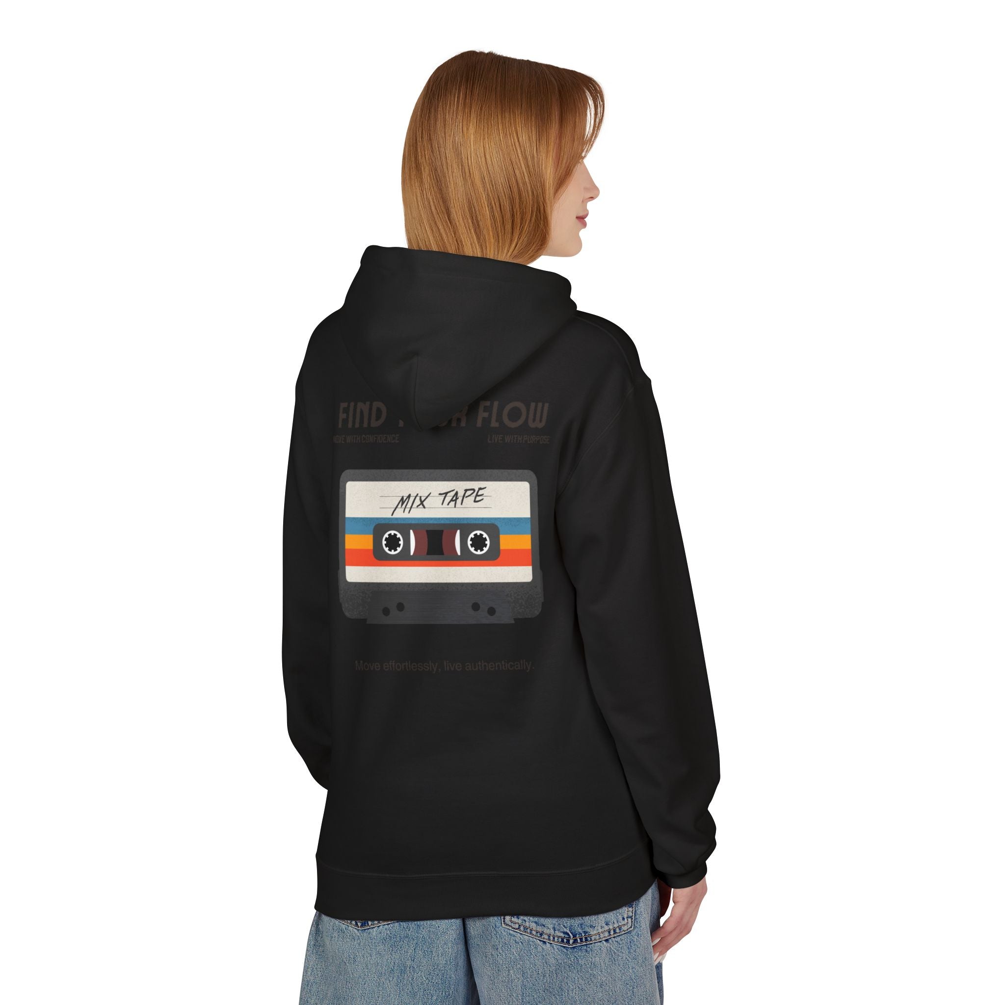 Find Your Flow Retro Mix Tape Hoodie