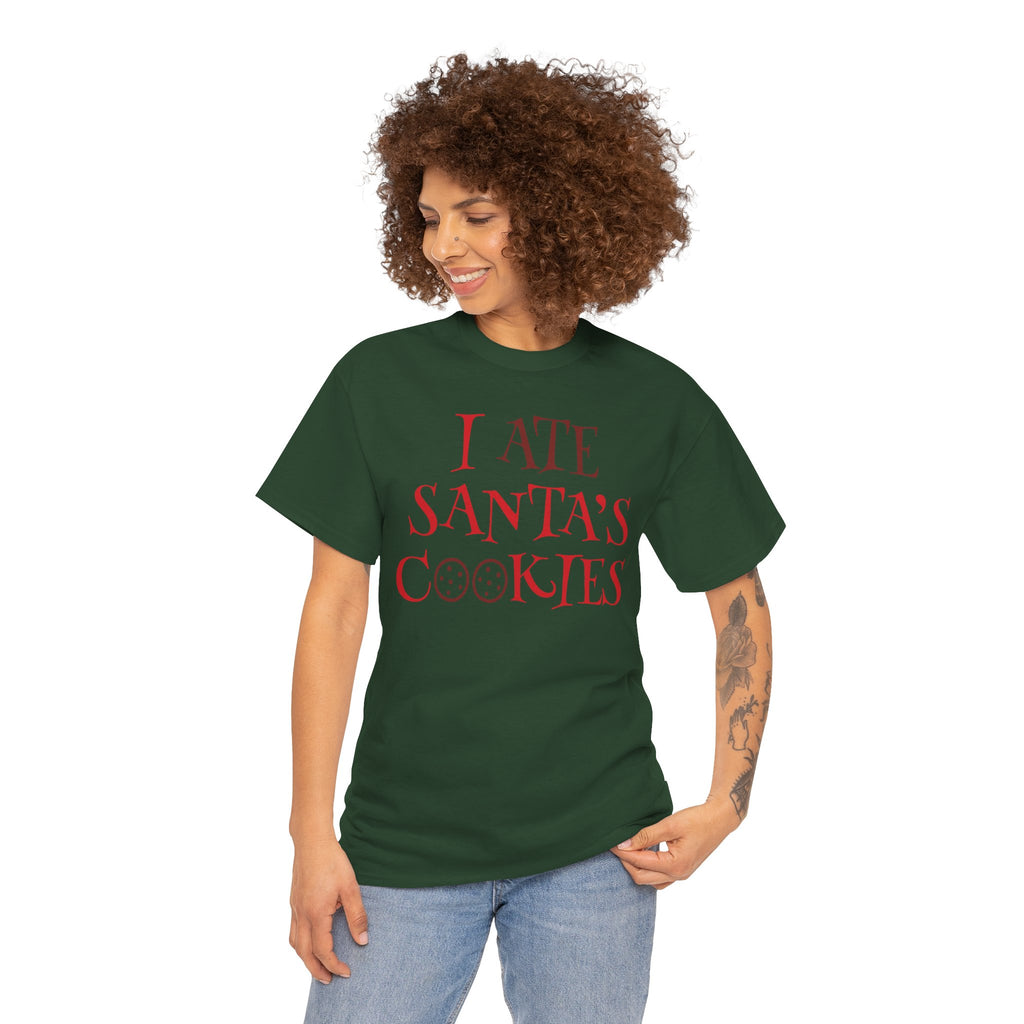 I Ate Santa's Cookies Christmas Tee — Funny Holiday Kids & Adult T-Shirt