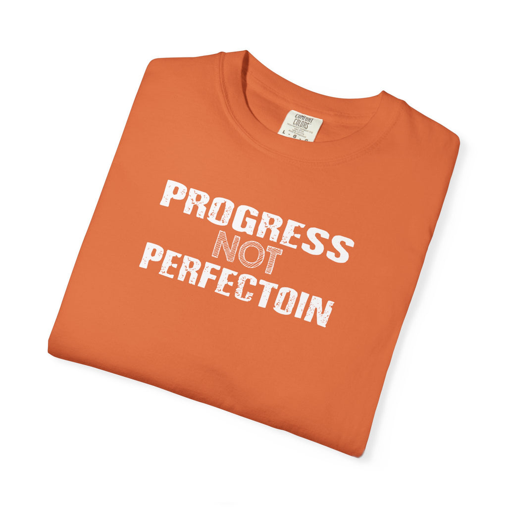 Motivational Unisex T-Shirt - "Progress Not Perfection" Tee