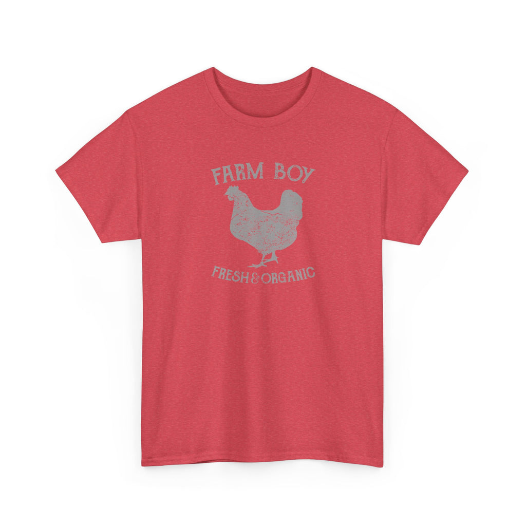 Farm Boy Fresh & Organic Heavy Cotton Tee - Country Style T-Shirt