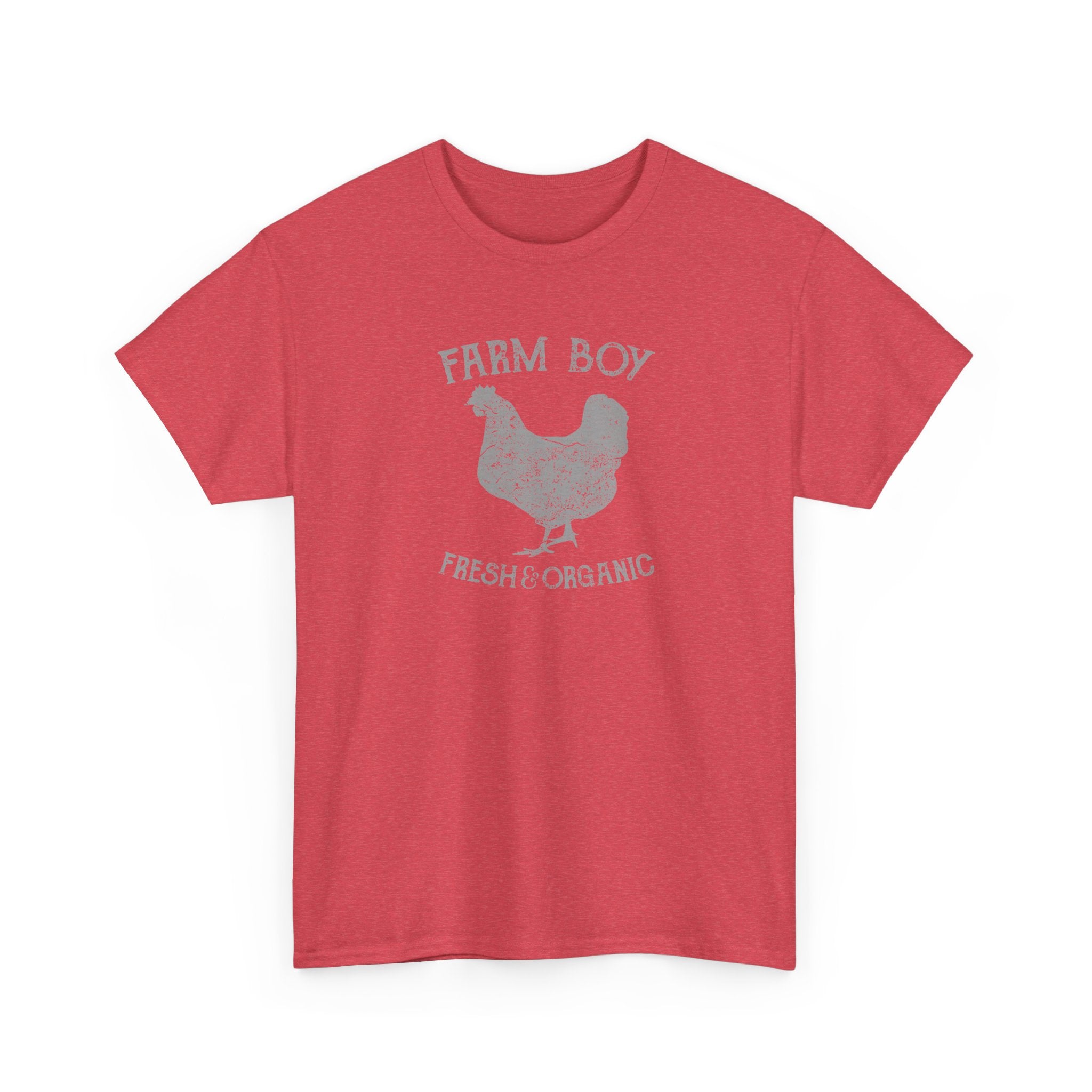Farm Boy Fresh & Organic Heavy Cotton Tee - Country Style T-Shirt