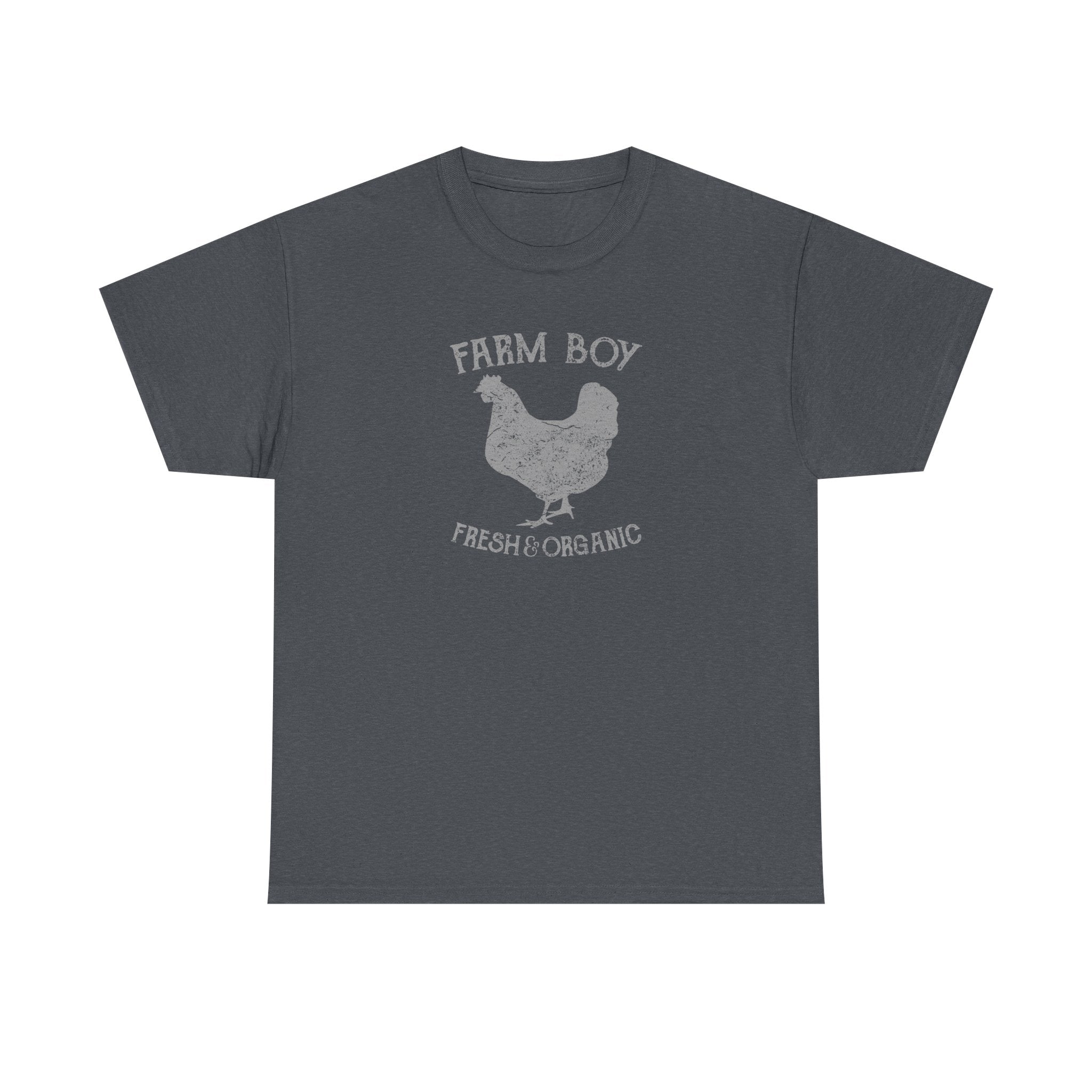 Farm Boy Fresh & Organic Heavy Cotton Tee - Country Style T-Shirt