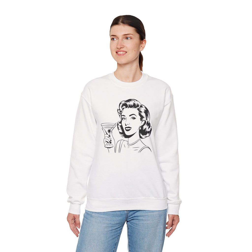 Glamour Girl Crewneck Sweatshirt Vintage Style