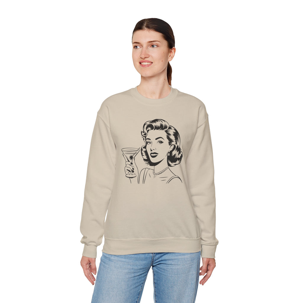 Glamour Girl Crewneck Sweatshirt Vintage Style